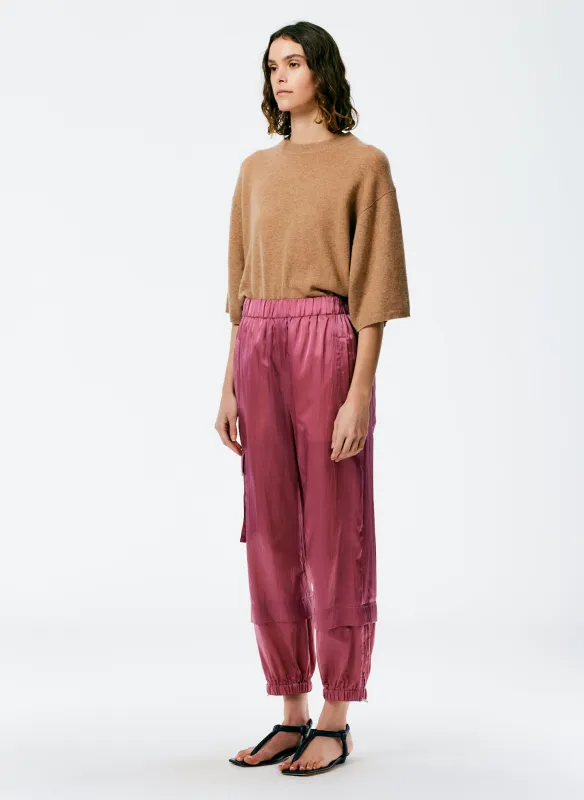 Shiny Nylon Wilt Pull On Jogger - Long made by Tibi