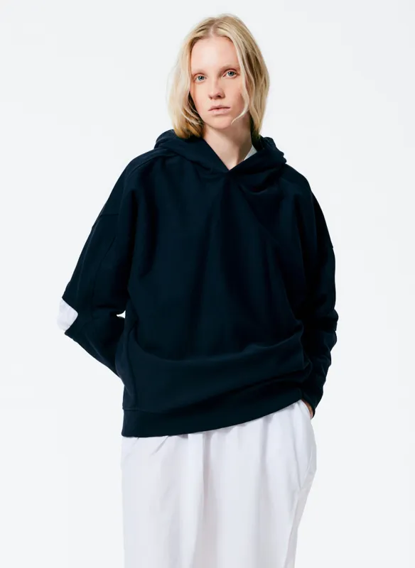 Hooded Cocoon Sweatshirt sold by Tibi