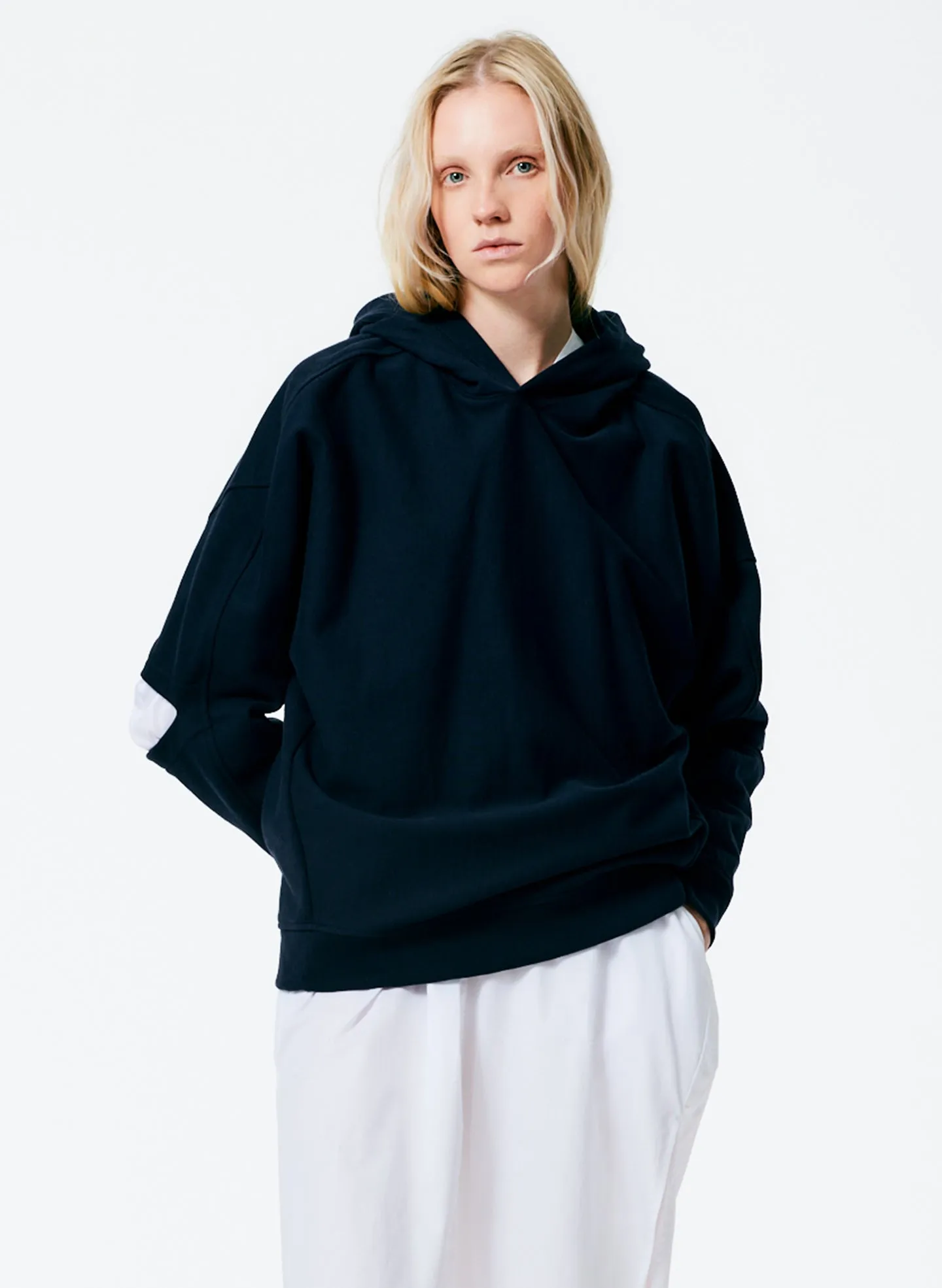 Hooded Cocoon Sweatshirt sold by Tibi