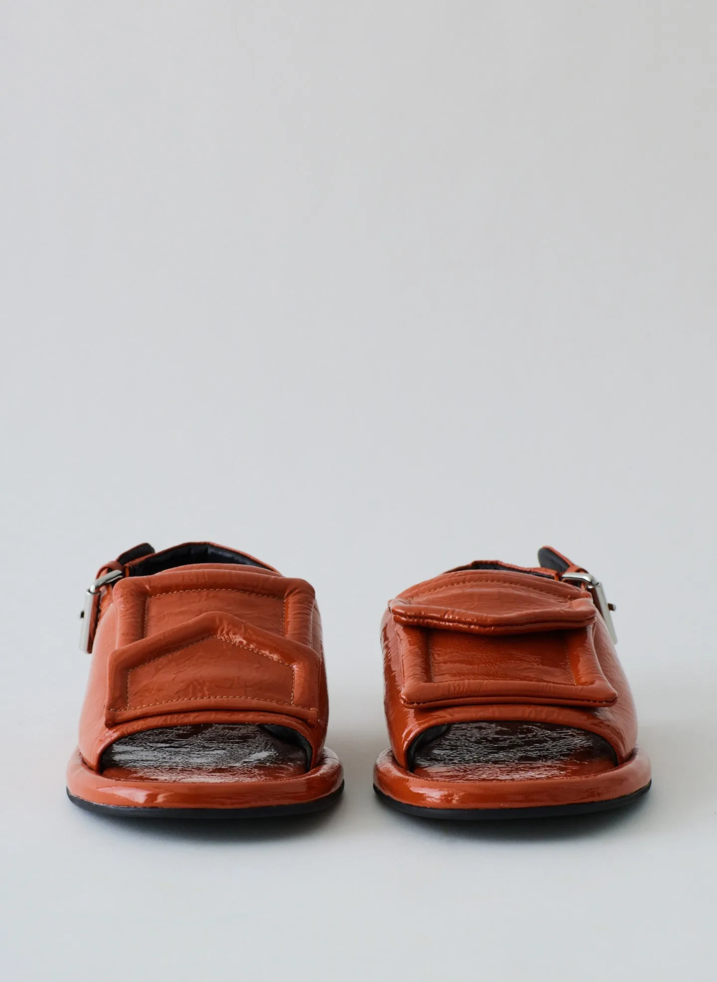 Slingback Beryen Naplack Sandal sold by Tibi product image thumbnail 4