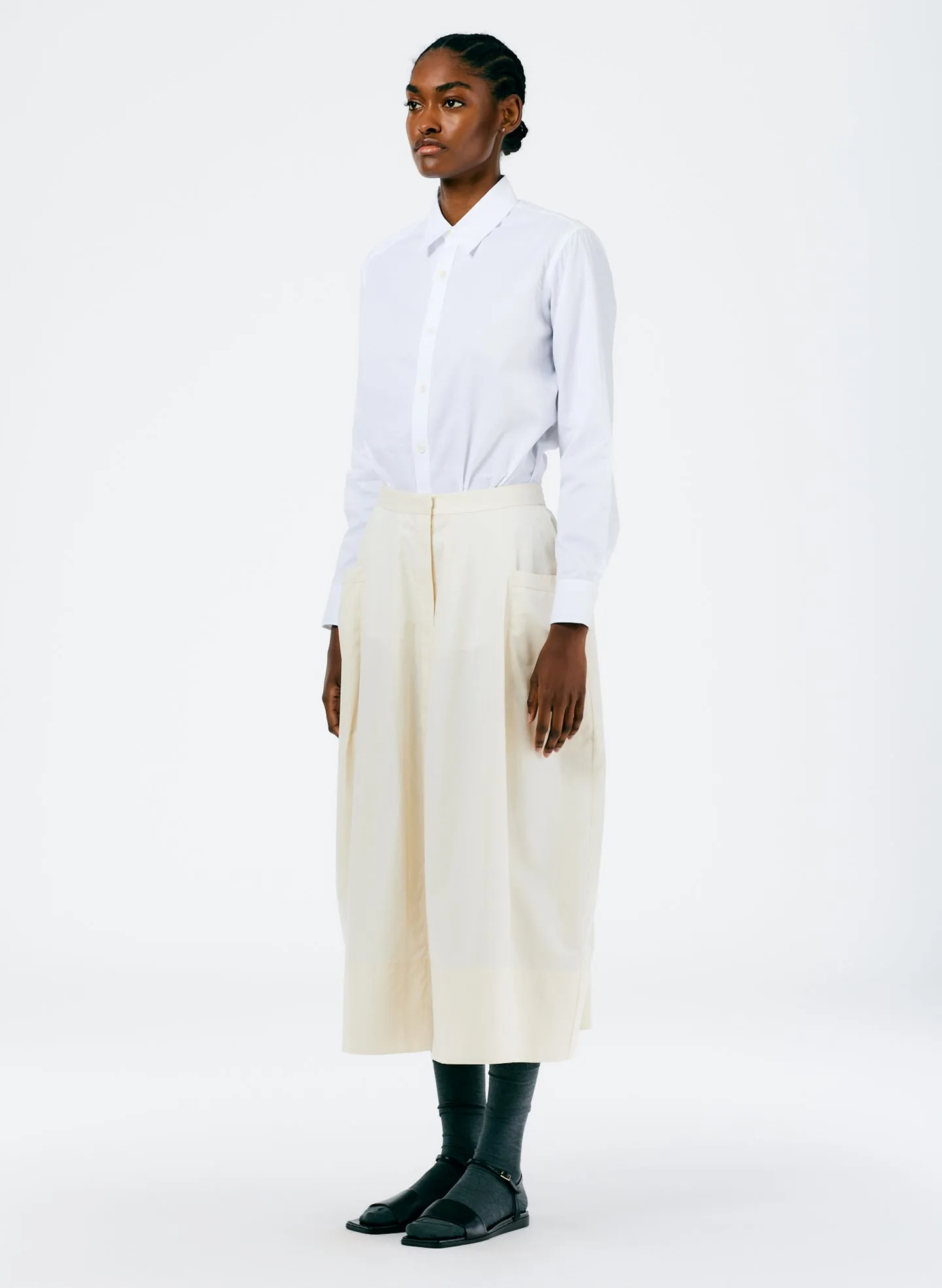 Eco Poplin Lantern Skirt sold by Tibi product image thumbnail 2