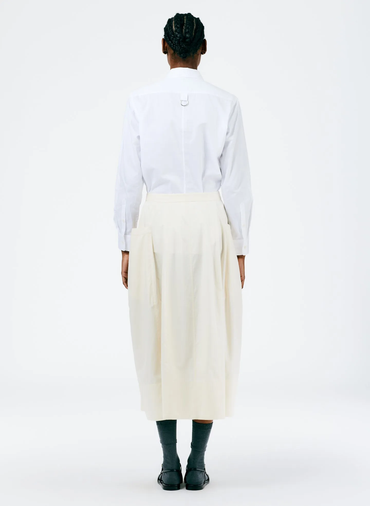 Eco Poplin Lantern Skirt sold by Tibi product image thumbnail 3