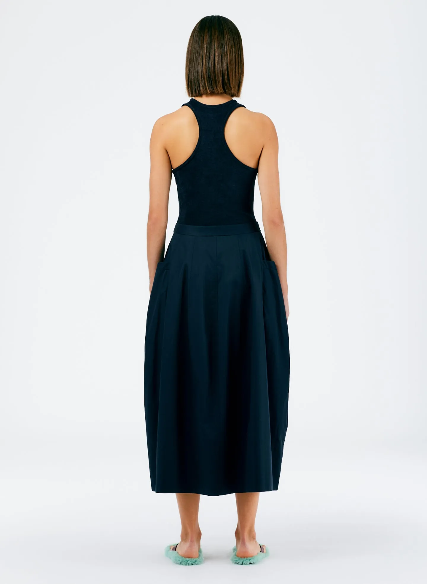 Eco Poplin Lantern Skirt sold by Tibi product image thumbnail 3