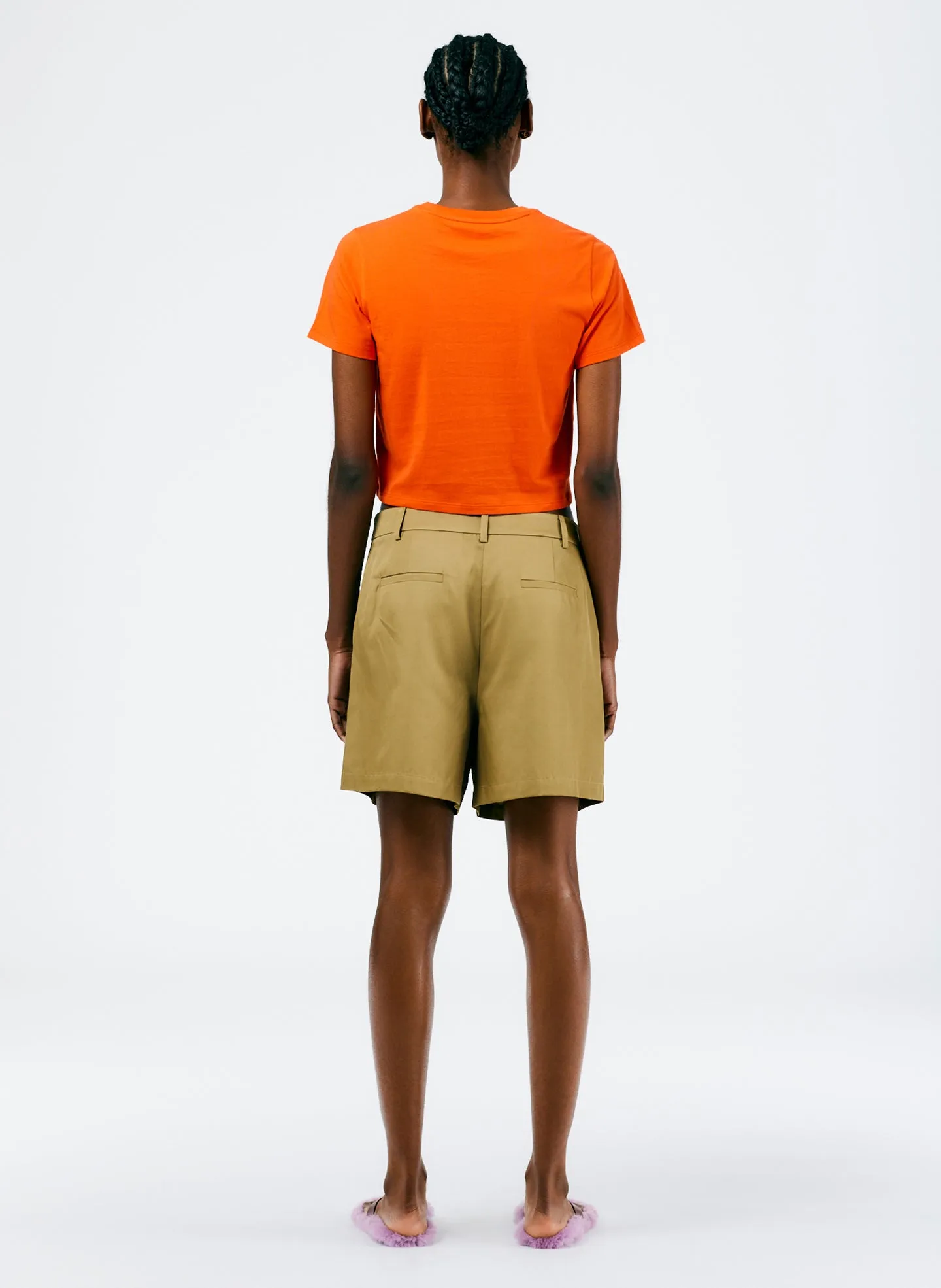 Drapey Suiting Pleated Short sold by Tibi product image thumbnail 4