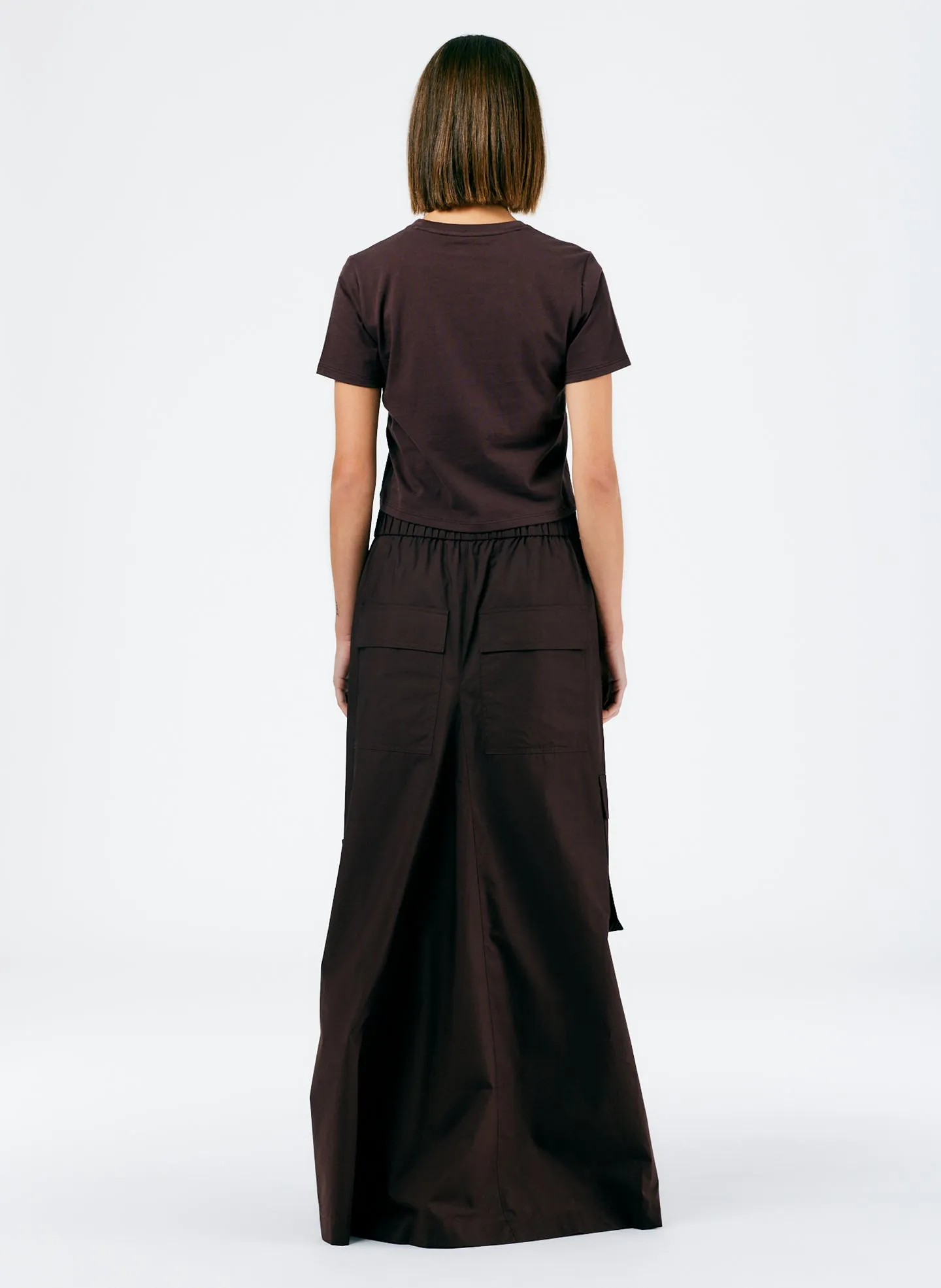 Vintage Cotton Pull On Cargo Godet Skirt sold by Tibi product image thumbnail 4