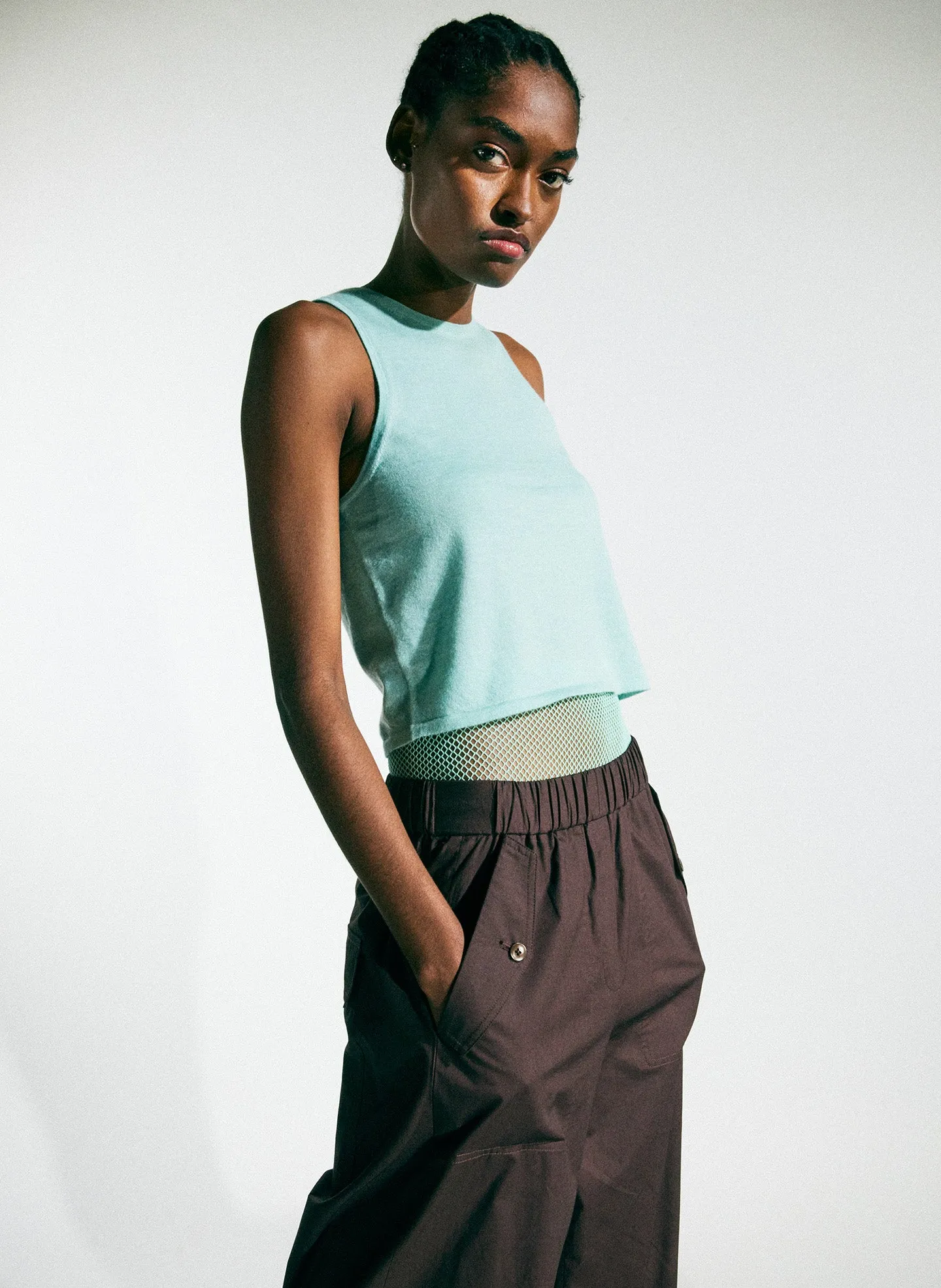 Vintage Cotton Cargo Convertible Pant sold by Tibi product image thumbnail 2