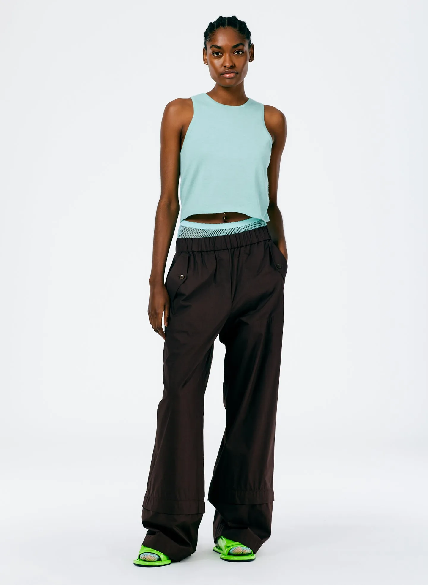 Vintage Cotton Cargo Convertible Pant sold by Tibi