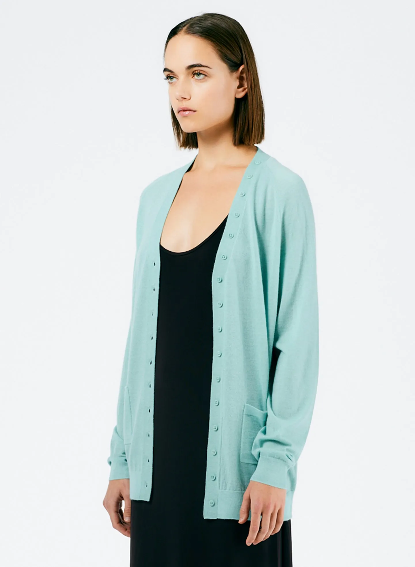 Tissue Cashmere Cardigan sold by Tibi product image thumbnail 2