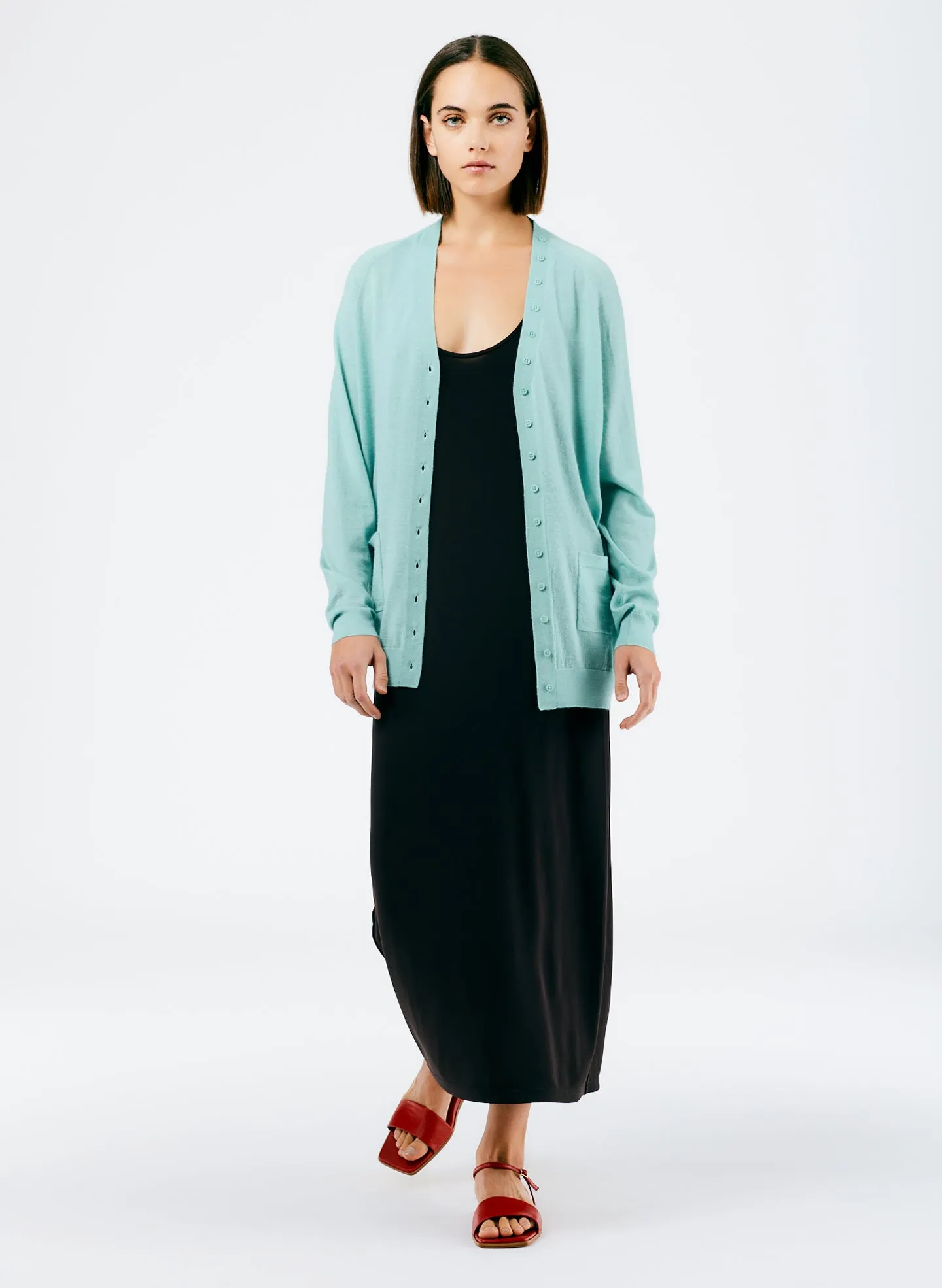 Tissue Cashmere Cardigan sold by Tibi product image thumbnail 4