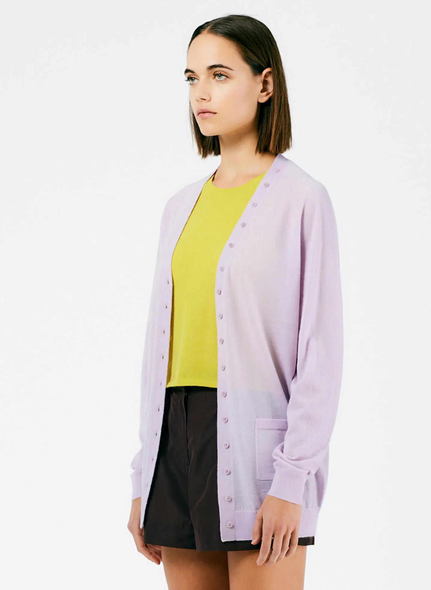 Tissue Cashmere Cardigan sold by Tibi product image thumbnail 2