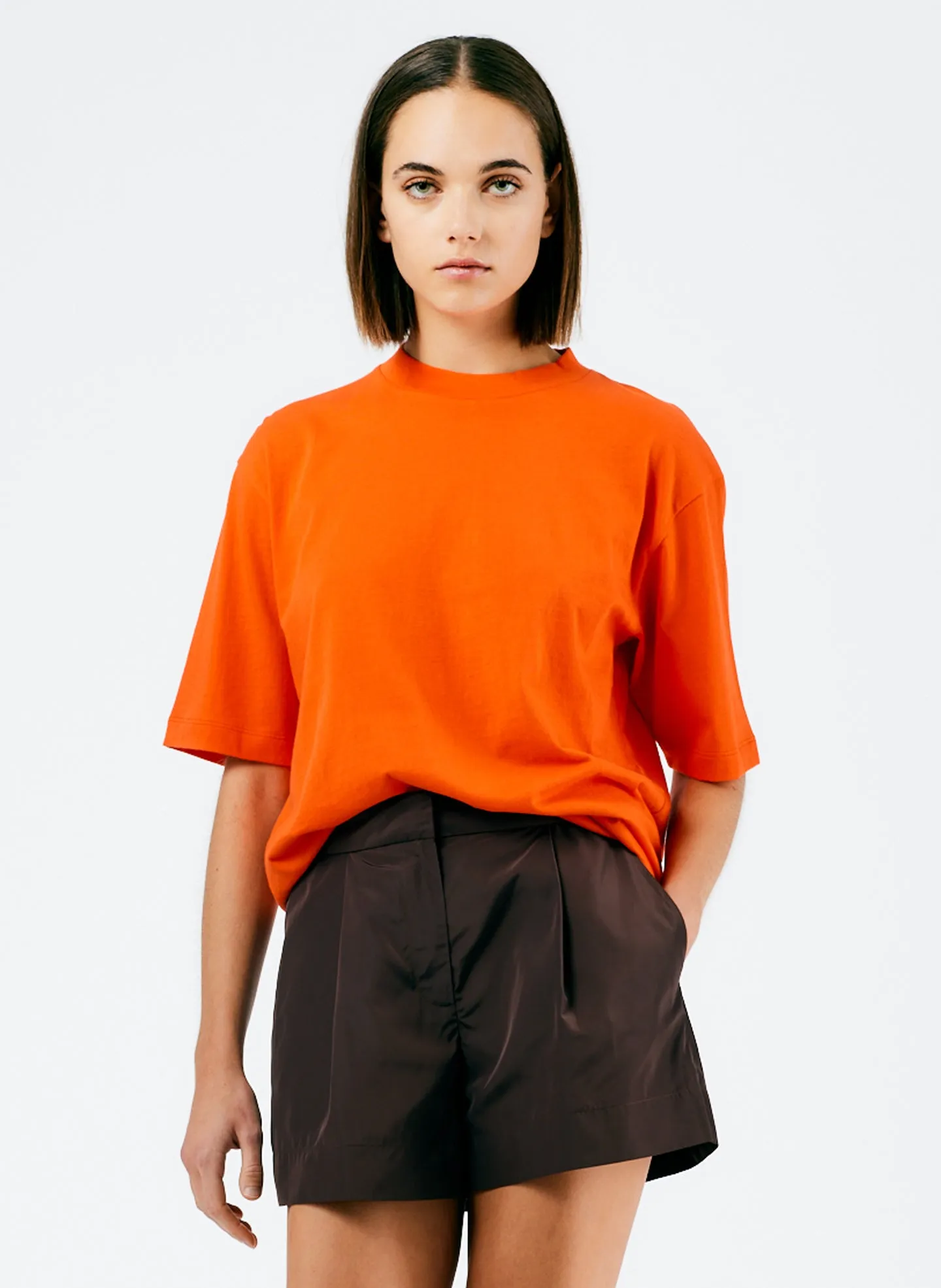 Mock Neck Unisex T-Shirt sold by Tibi product image thumbnail 4