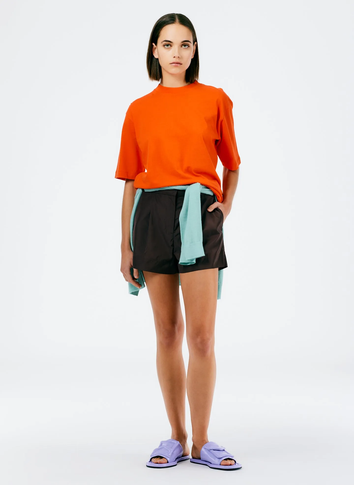 Mock Neck Unisex T-Shirt sold by Tibi product image thumbnail 5