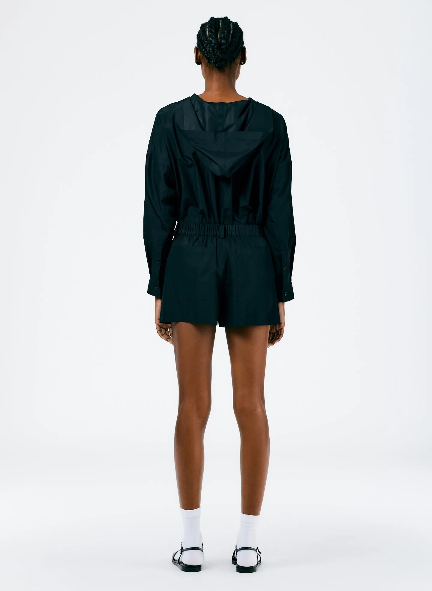 Italian Sporty Nylon Pleated Short sold by Tibi product image thumbnail 4