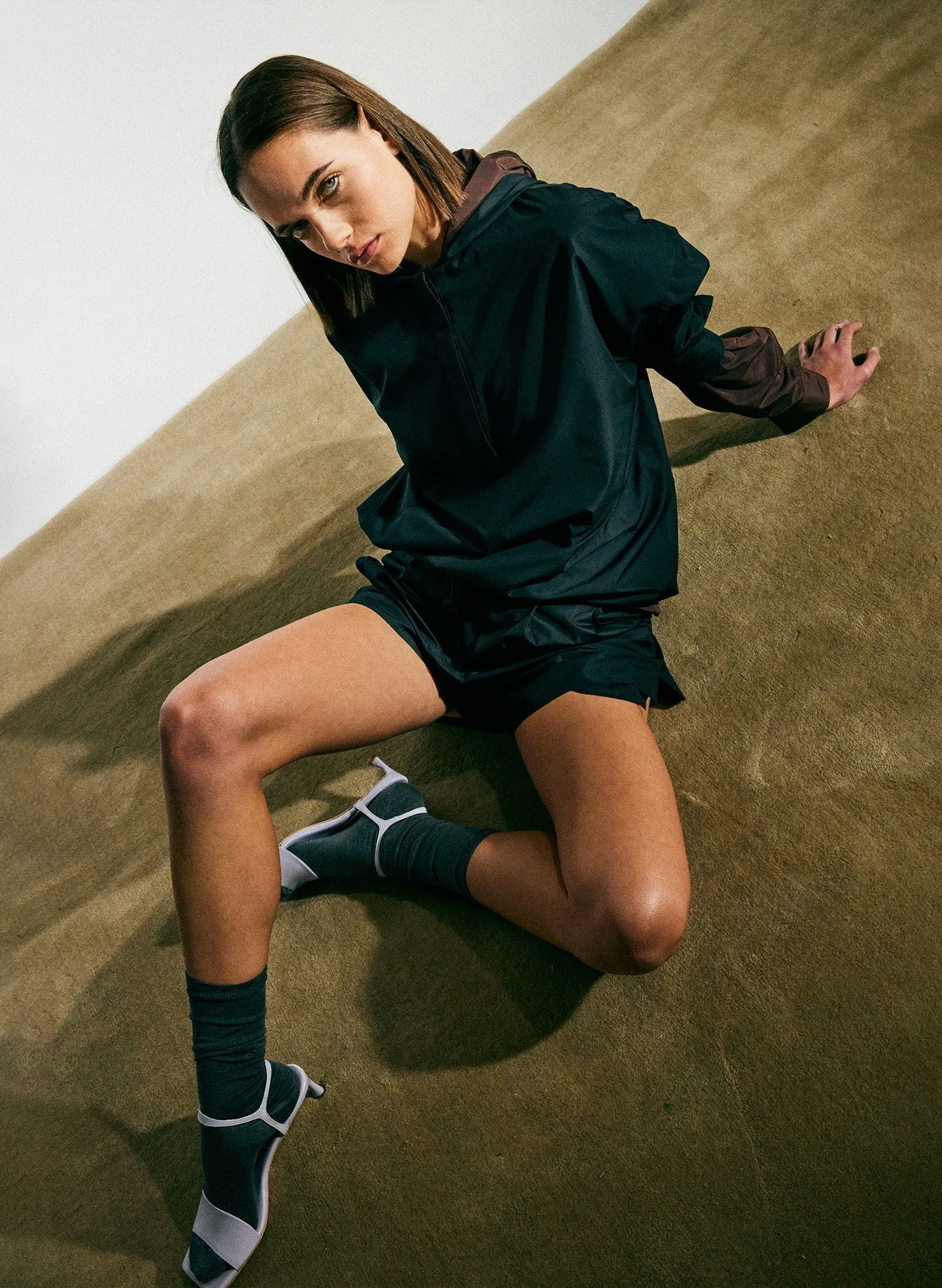 Italian Sporty Nylon Pleated Short sold by Tibi product image thumbnail 2