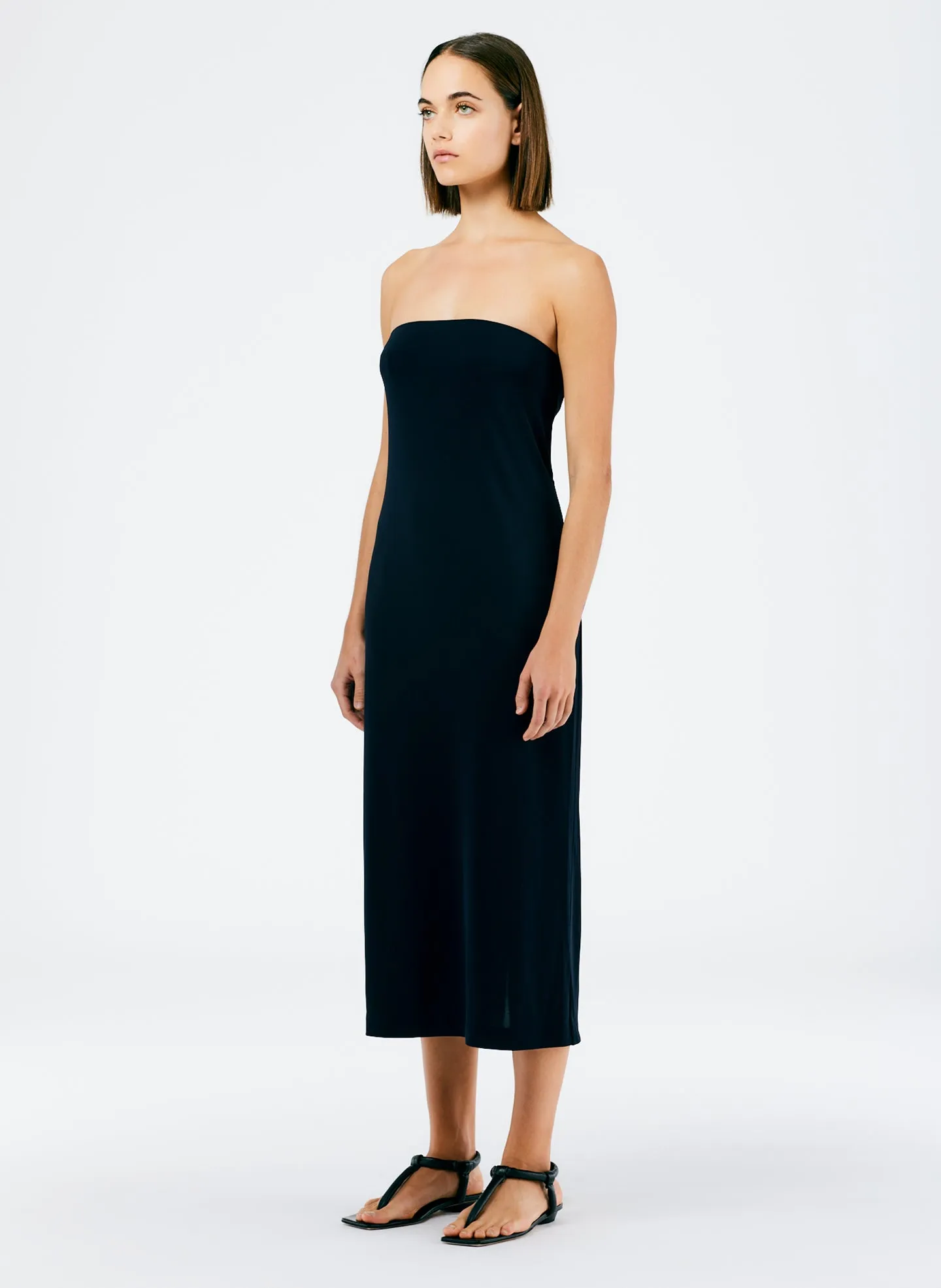 Harlow Jersey Strapless Midi Dress sold by Tibi product image thumbnail 4