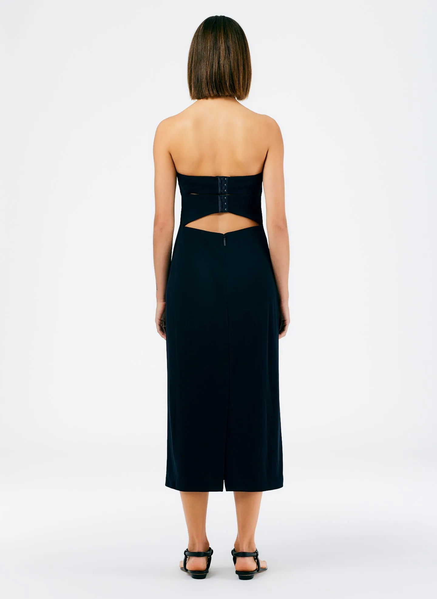 Harlow Jersey Strapless Midi Dress sold by Tibi product image thumbnail 5