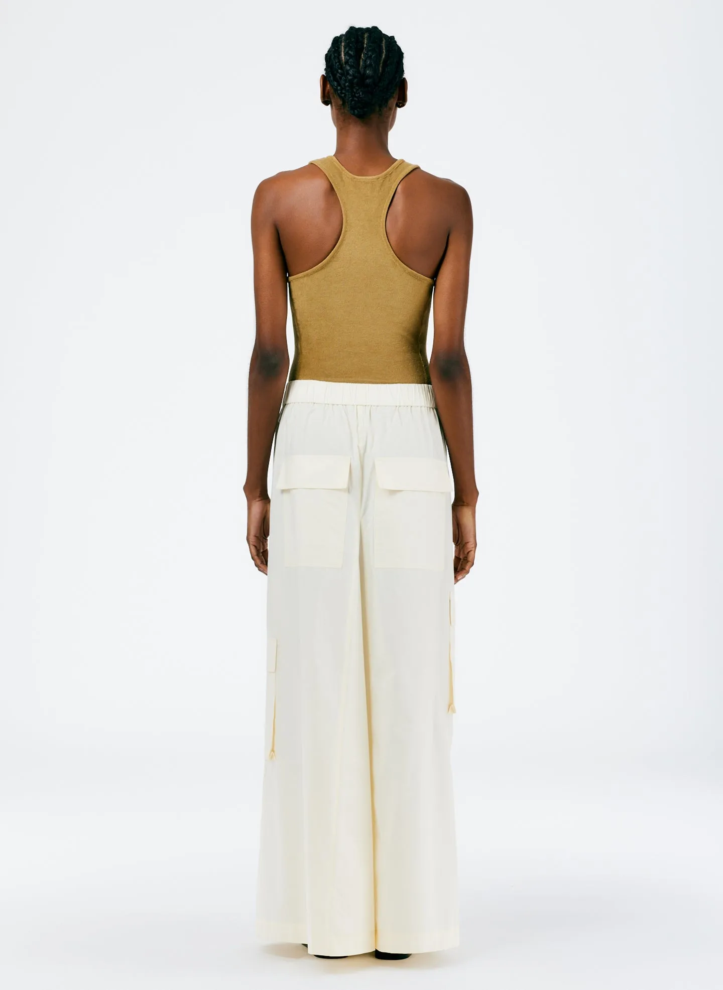 Vintage Cotton Pull On Cargo Godet Skirt sold by Tibi product image thumbnail 4