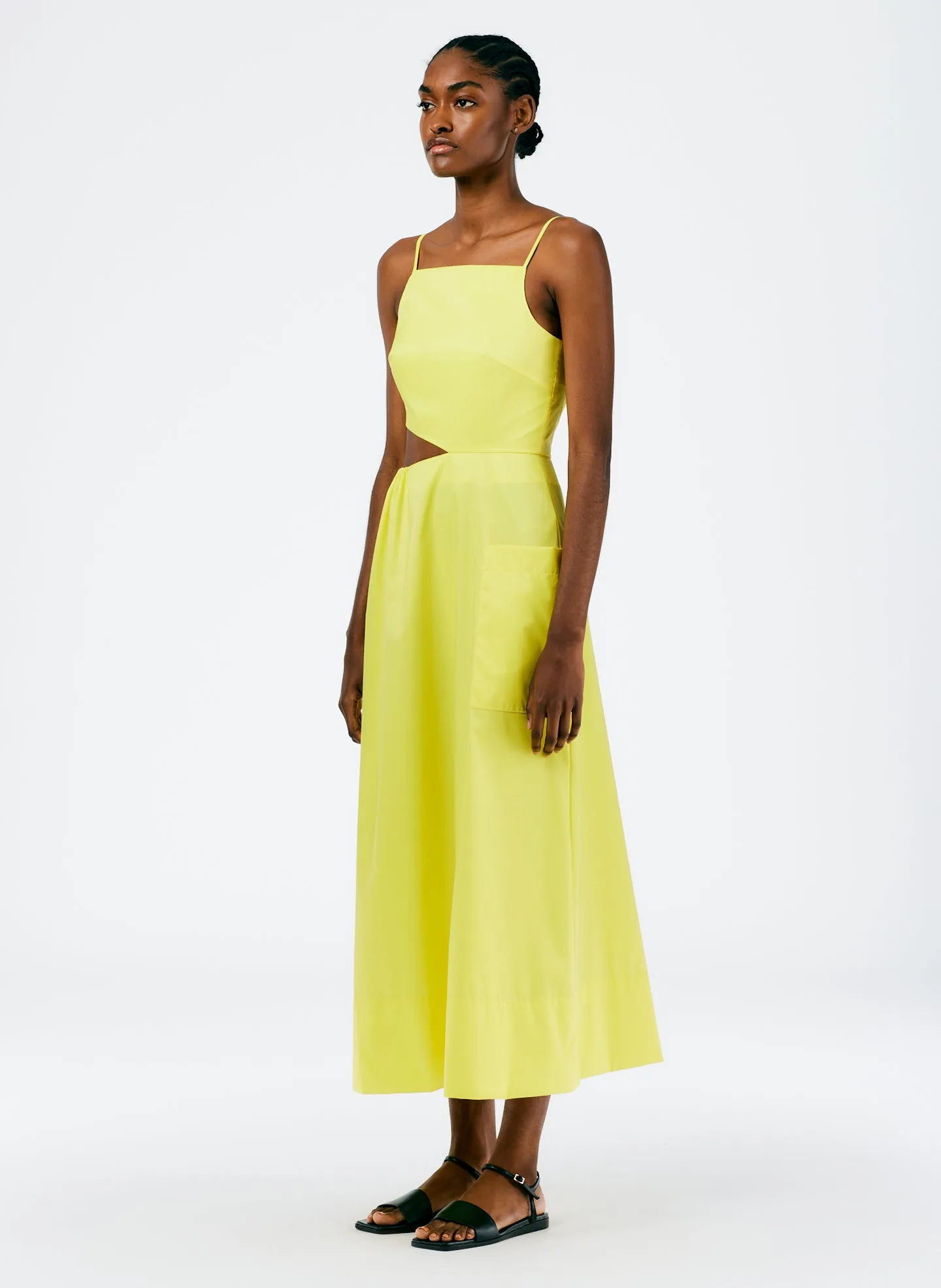 Italian Sporty Nylon Strappy Cut Out Dress sold by Tibi product image thumbnail 5