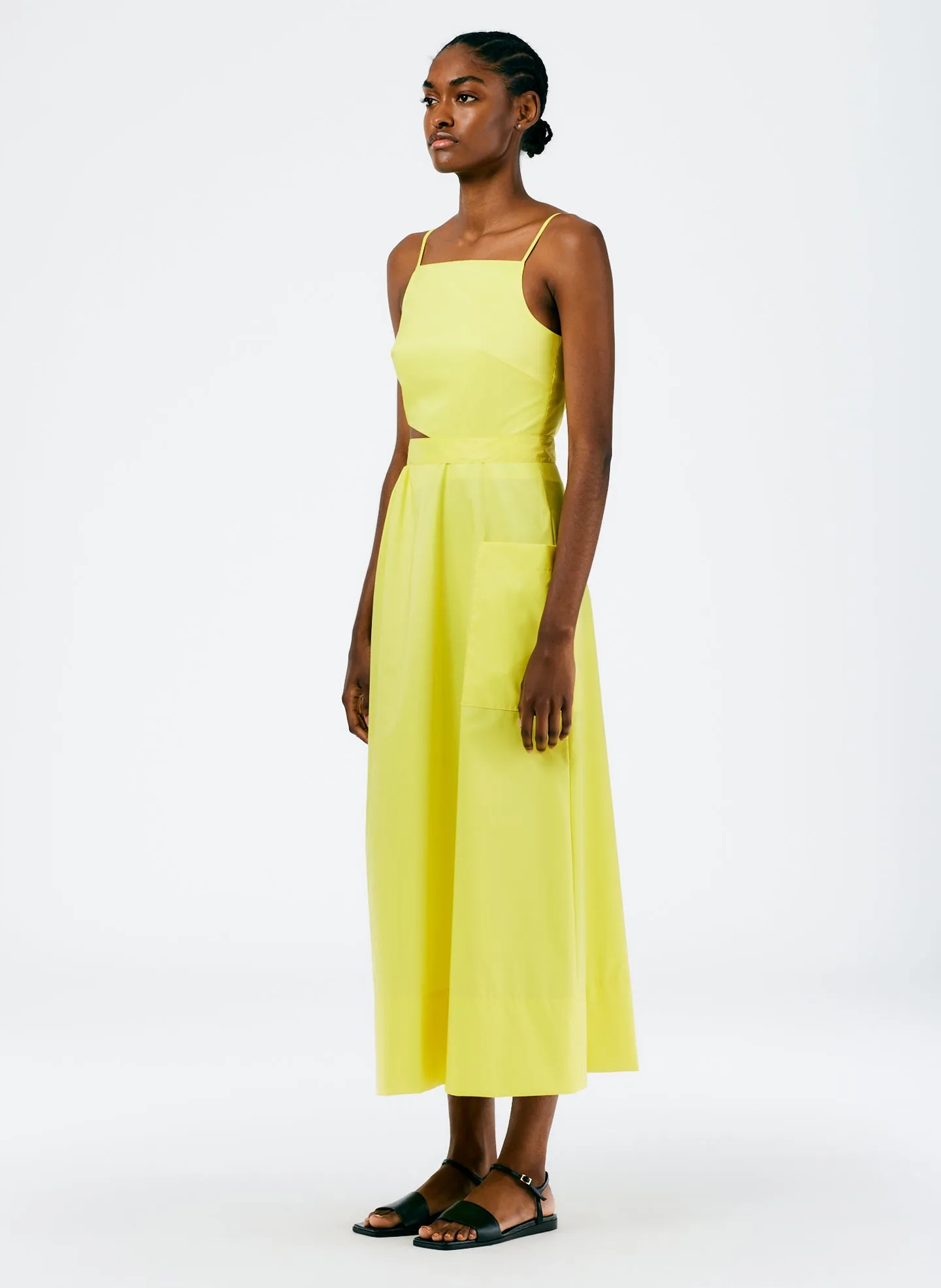 Italian Sporty Nylon Strappy Cut Out Dress sold by Tibi product image thumbnail 2