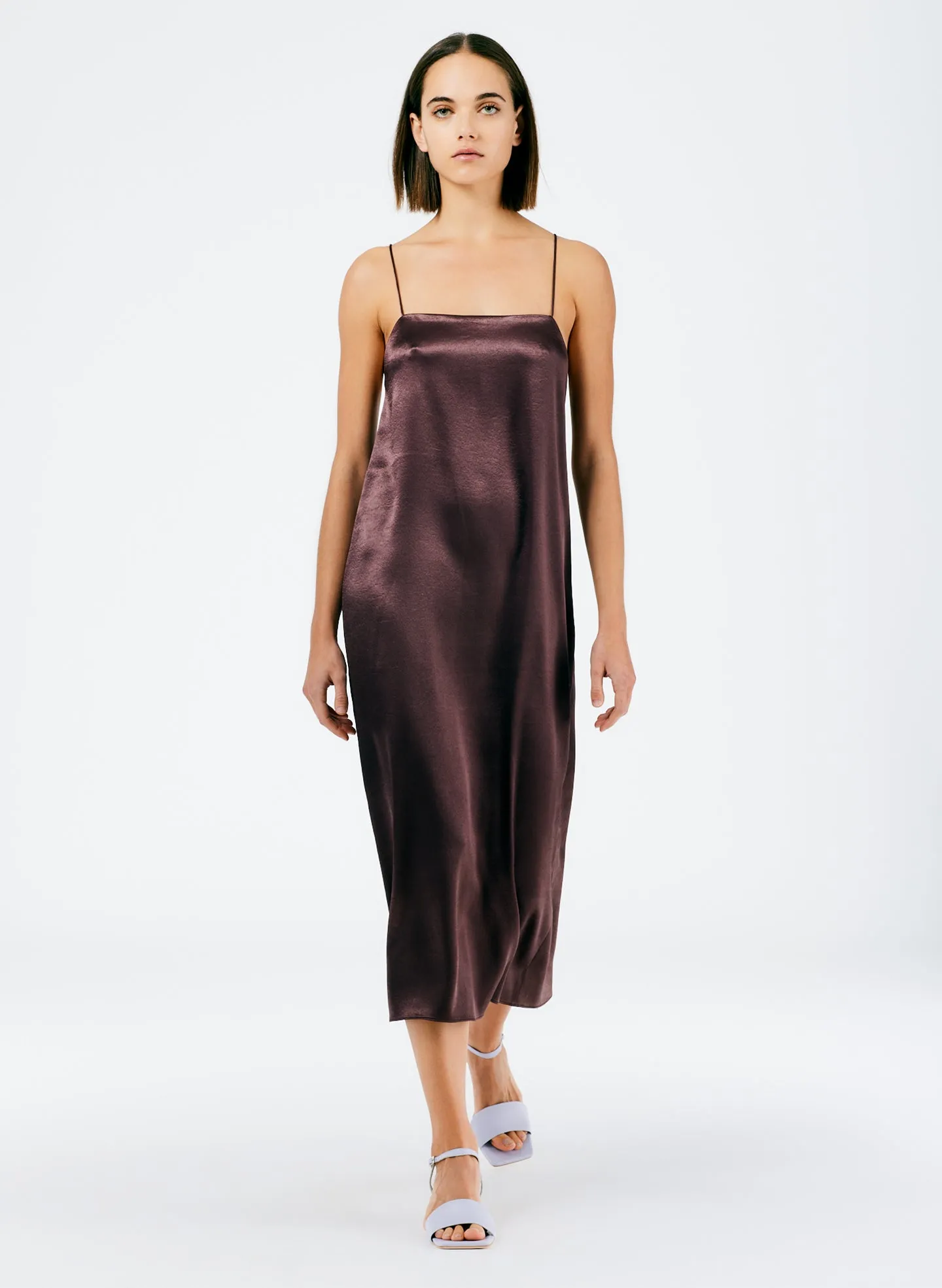 Summer Satin Slip Dress sold by Tibi