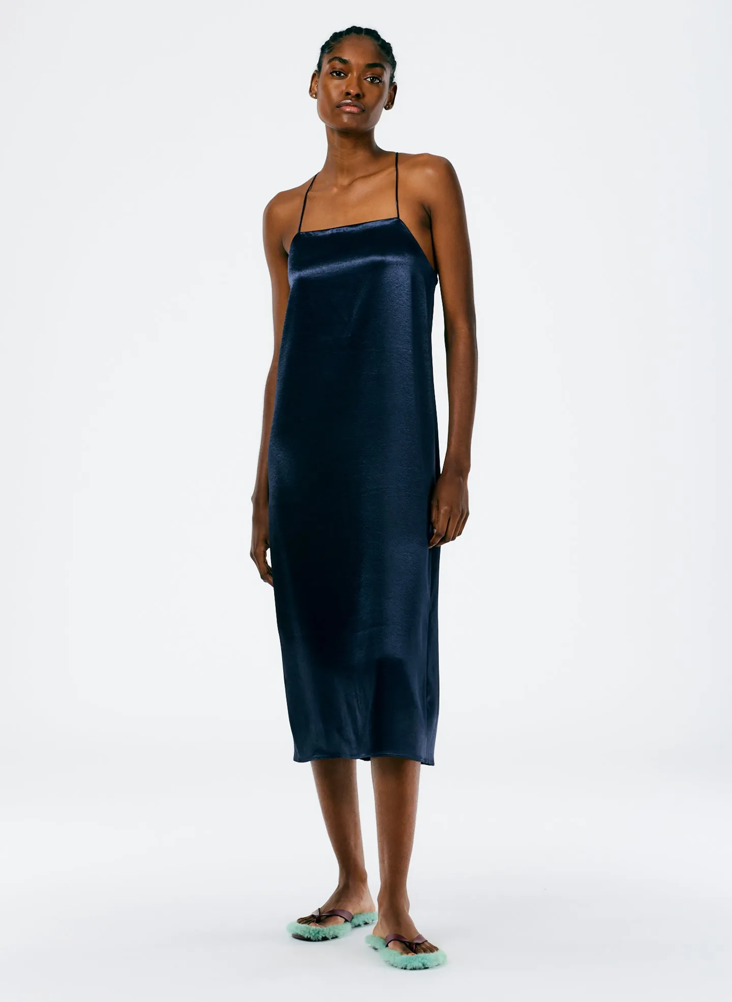 Summer Satin Slip Dress sold by Tibi