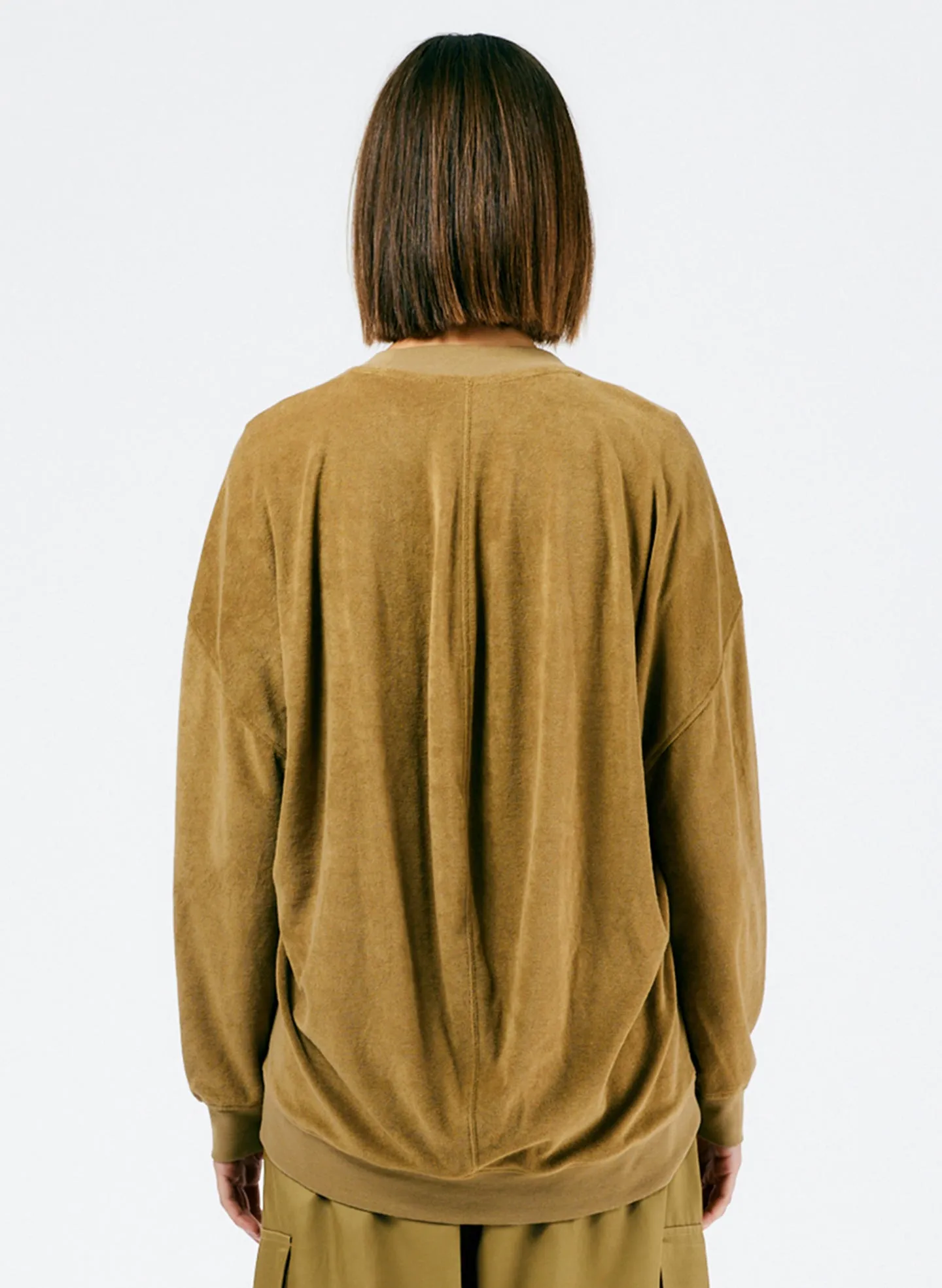 Summer Terry Crewneck Sweatshirt sold by Tibi product image thumbnail 3