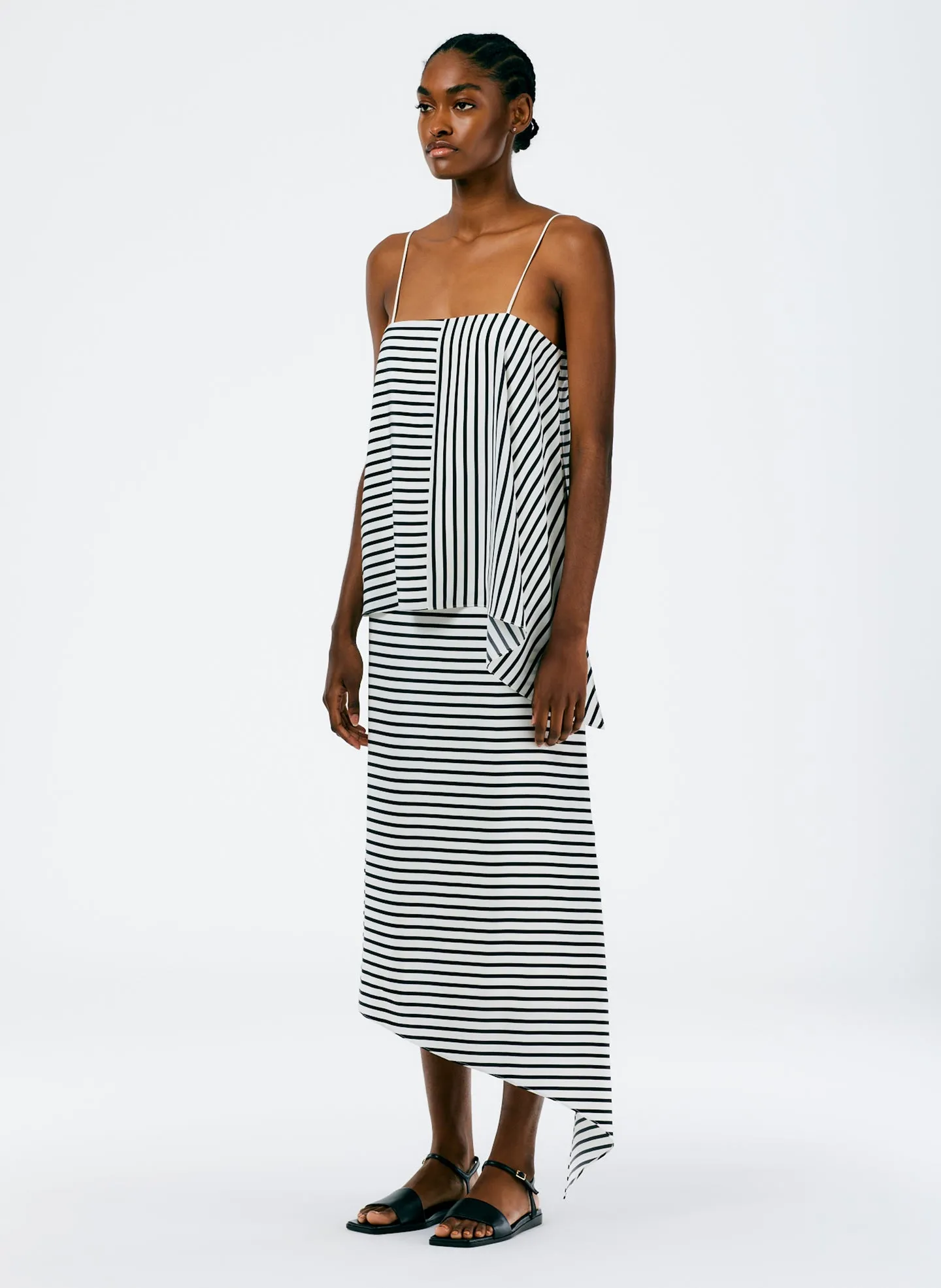 Identity Stripe Pencil Skirt sold by Tibi product image thumbnail 2