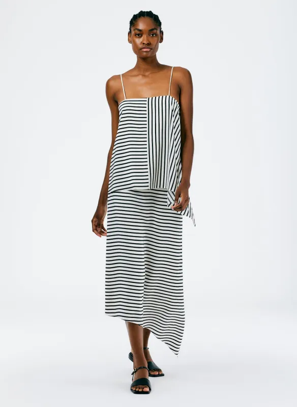 Identity Stripe Pencil Skirt made by Tibi