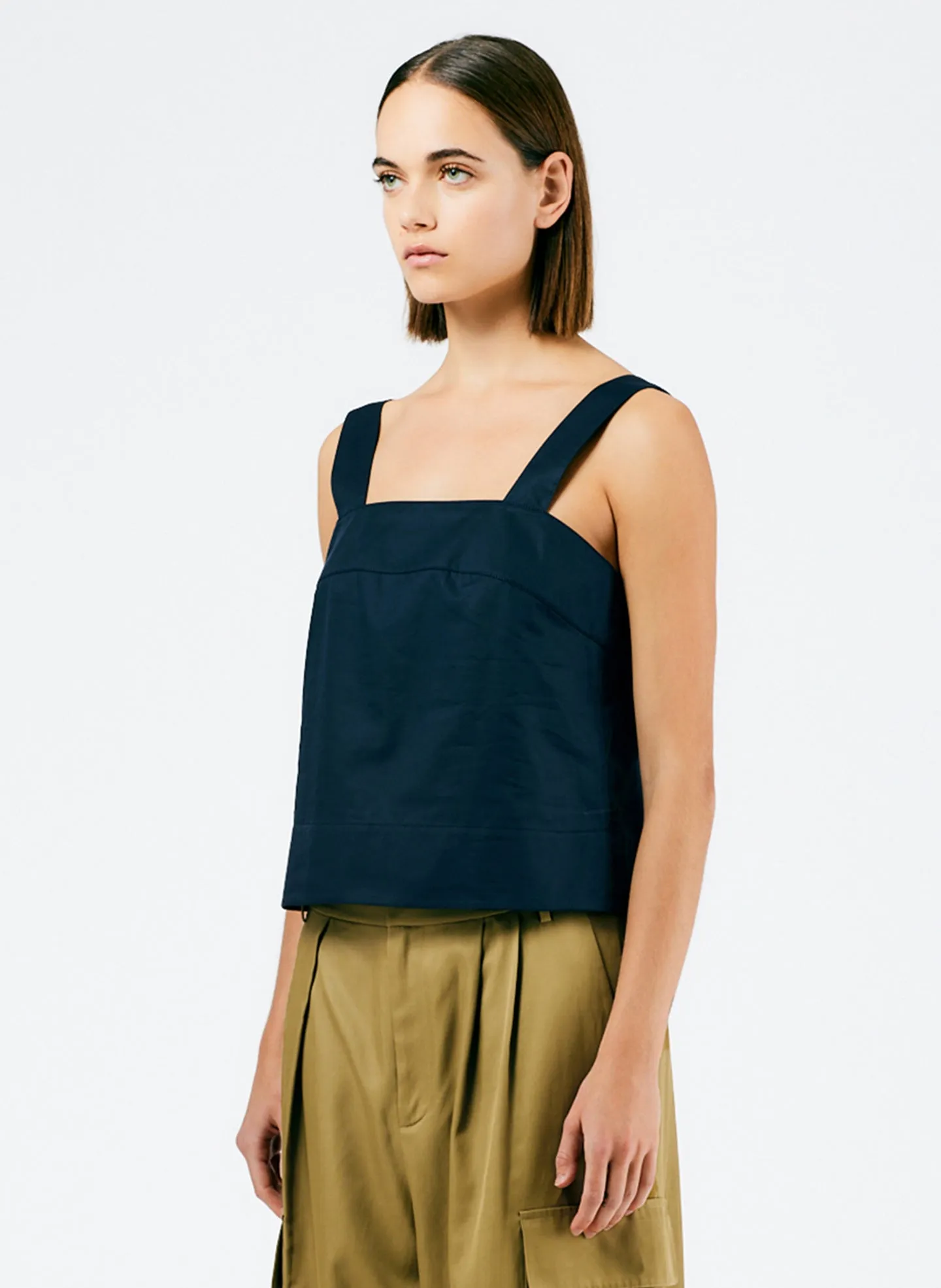 Eco Poplin Strappy Top sold by Tibi product image thumbnail 2