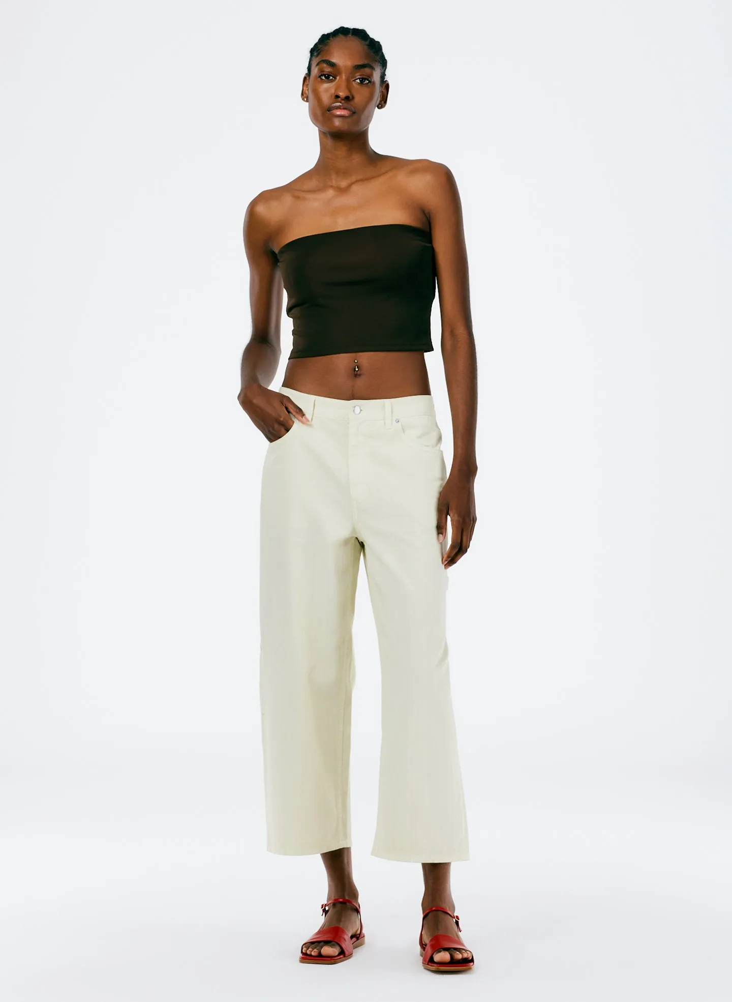 Harlow Jersey Tube Top sold by Tibi product image thumbnail 4