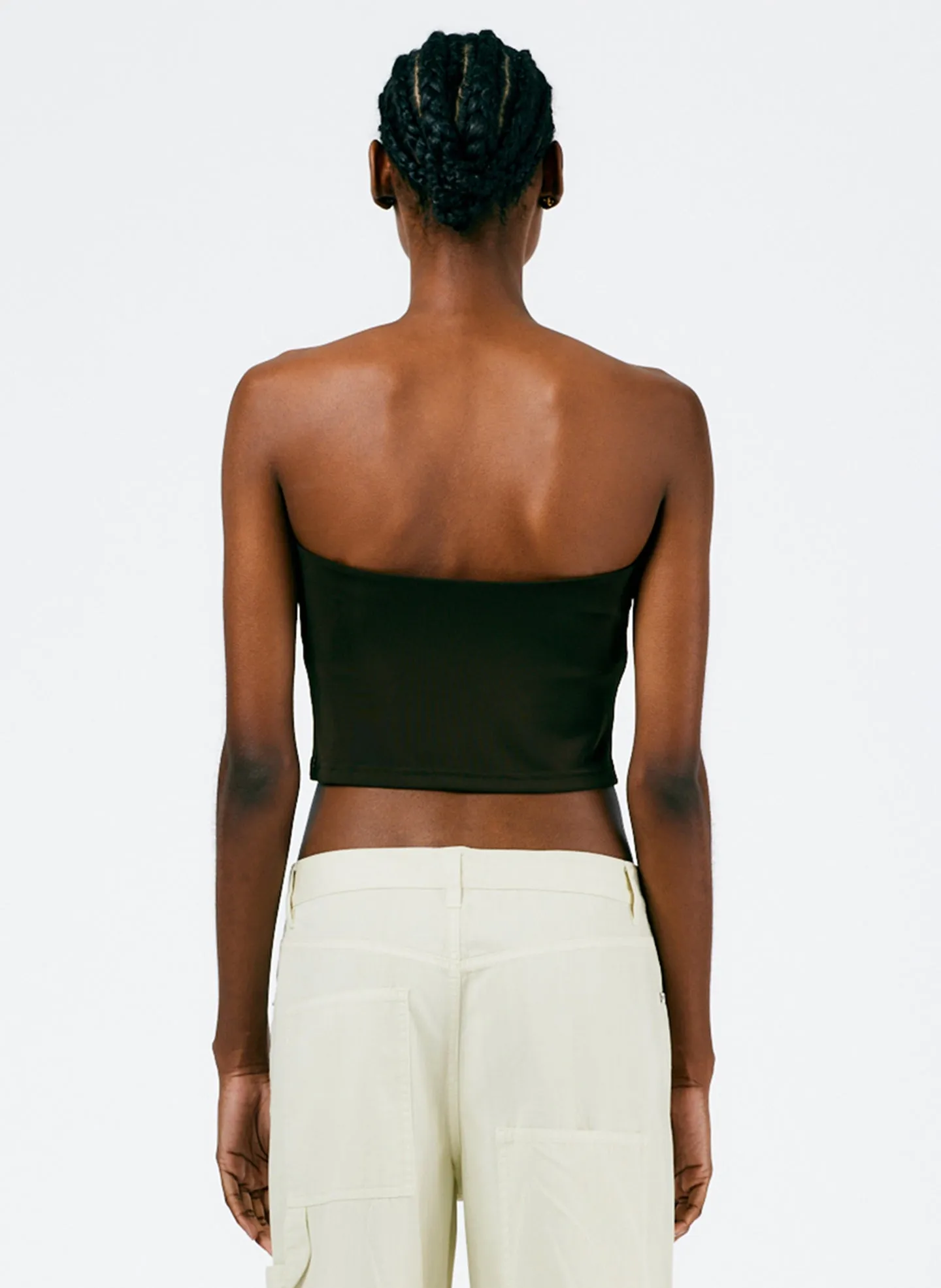 Harlow Jersey Tube Top sold by Tibi product image thumbnail 3