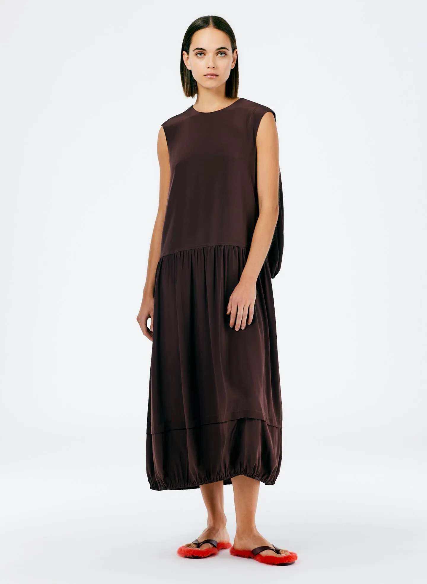 Eco Silk Cape Dress sold by Tibi