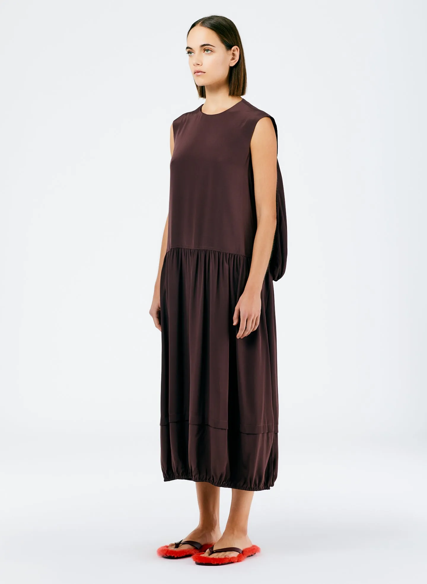 Eco Silk Cape Dress sold by Tibi product image thumbnail 2