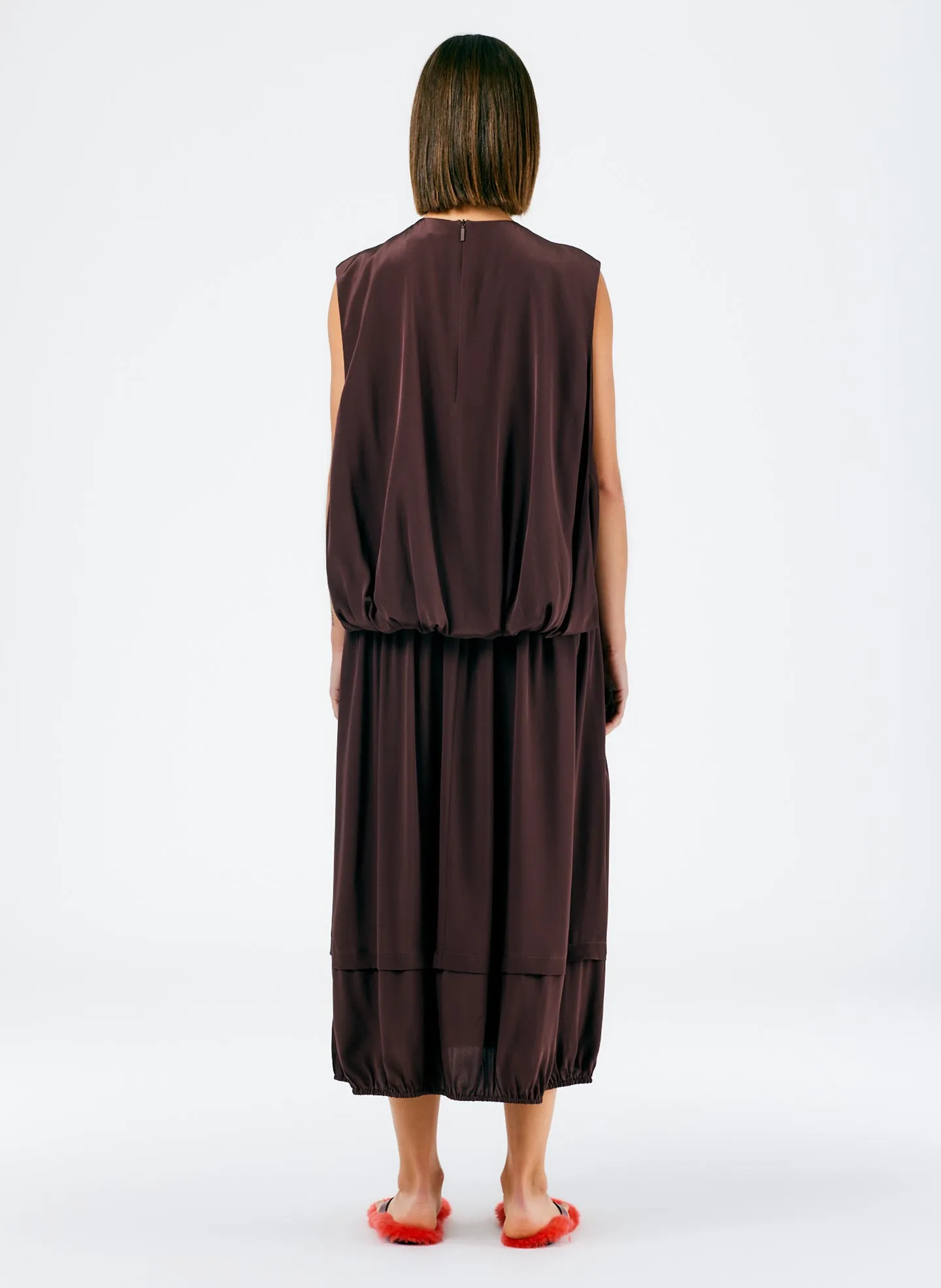 Eco Silk Cape Dress sold by Tibi product image thumbnail 3