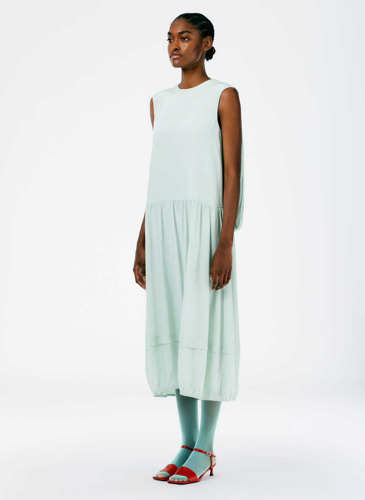 Eco Silk Cape Dress sold by Tibi product image thumbnail 3