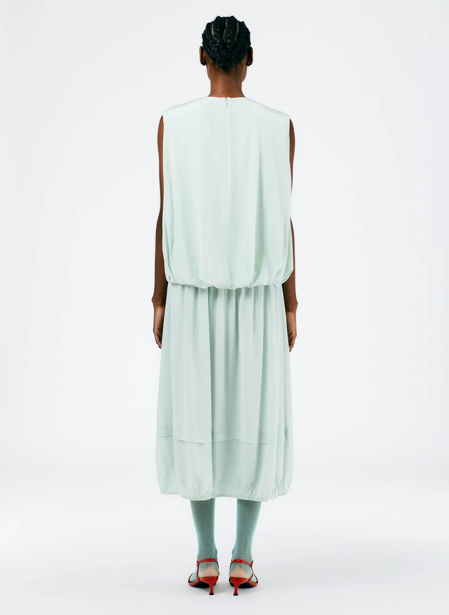 Eco Silk Cape Dress sold by Tibi product image thumbnail 4
