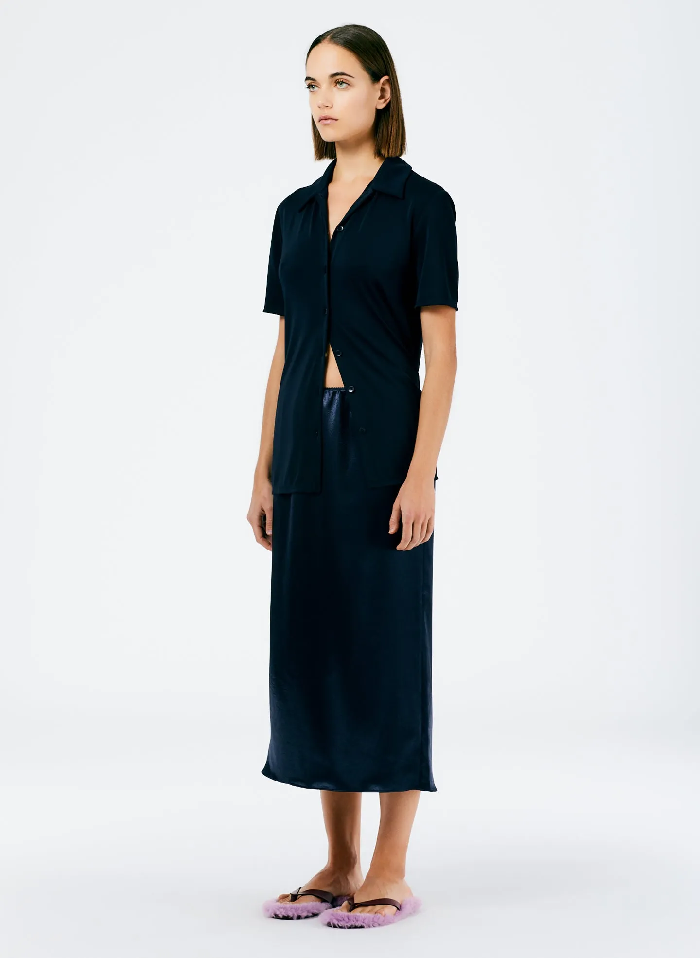 Summer Satin Slip Skirt sold by Tibi product image thumbnail 2