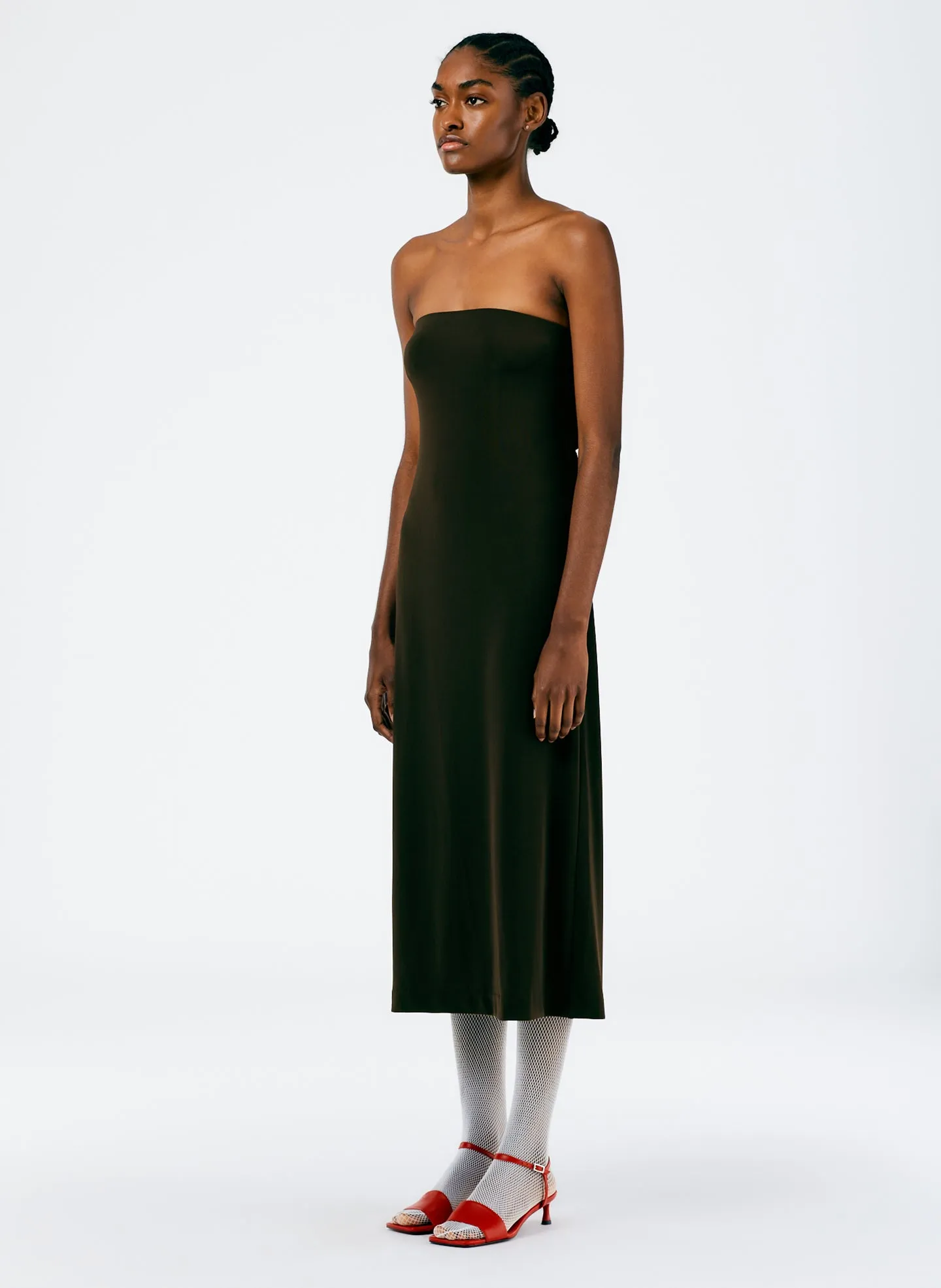 Harlow Jersey Strapless Midi Dress sold by Tibi product image thumbnail 2