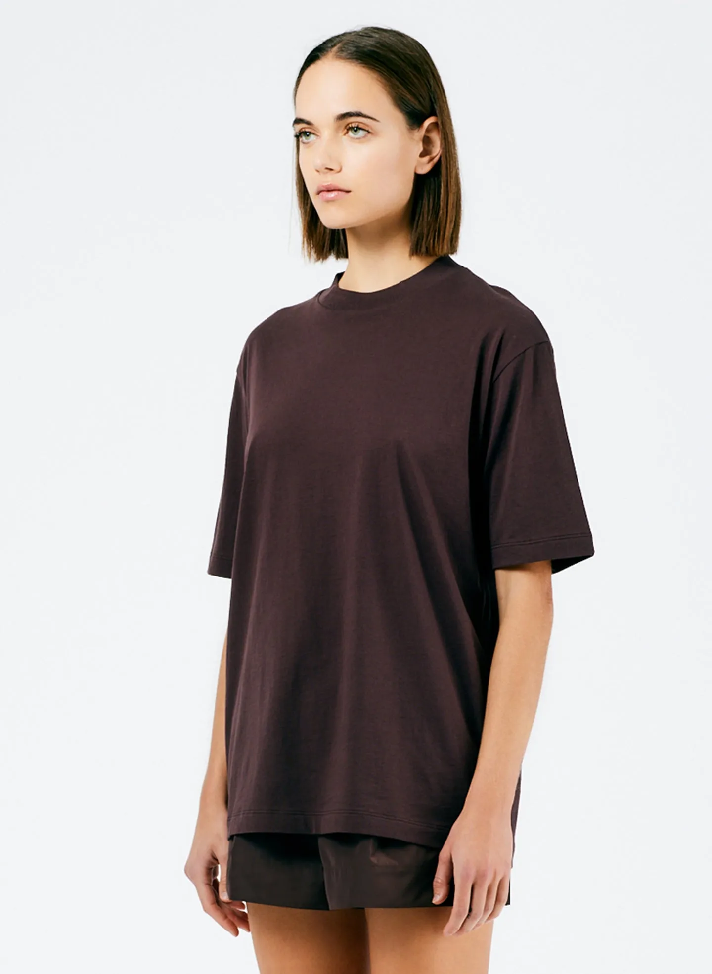 Mock Neck Unisex T-Shirt sold by Tibi product image thumbnail 3