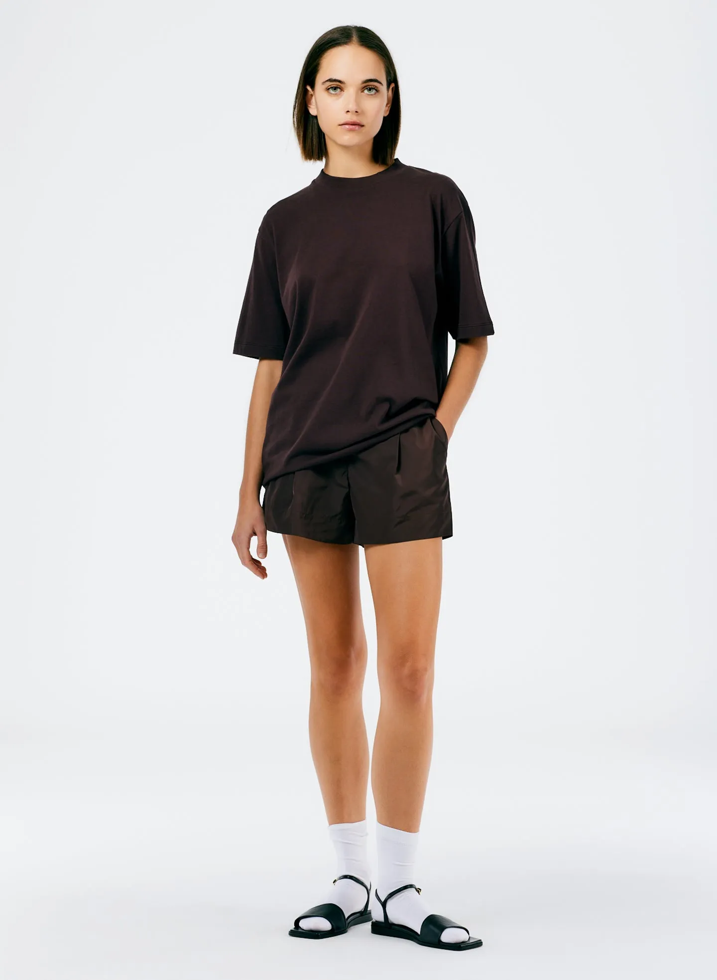 Mock Neck Unisex T-Shirt sold by Tibi product image thumbnail 5