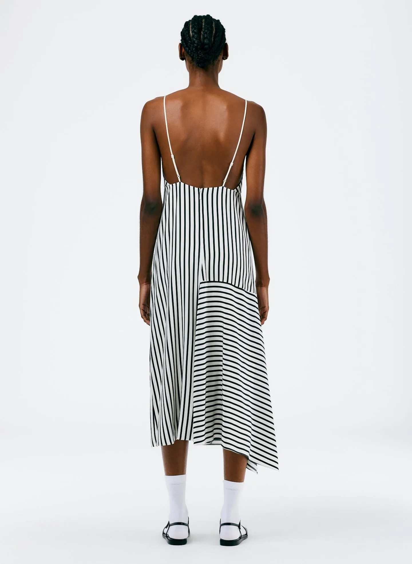 Identity Stripe Cami Dress sold by Tibi product image thumbnail 3