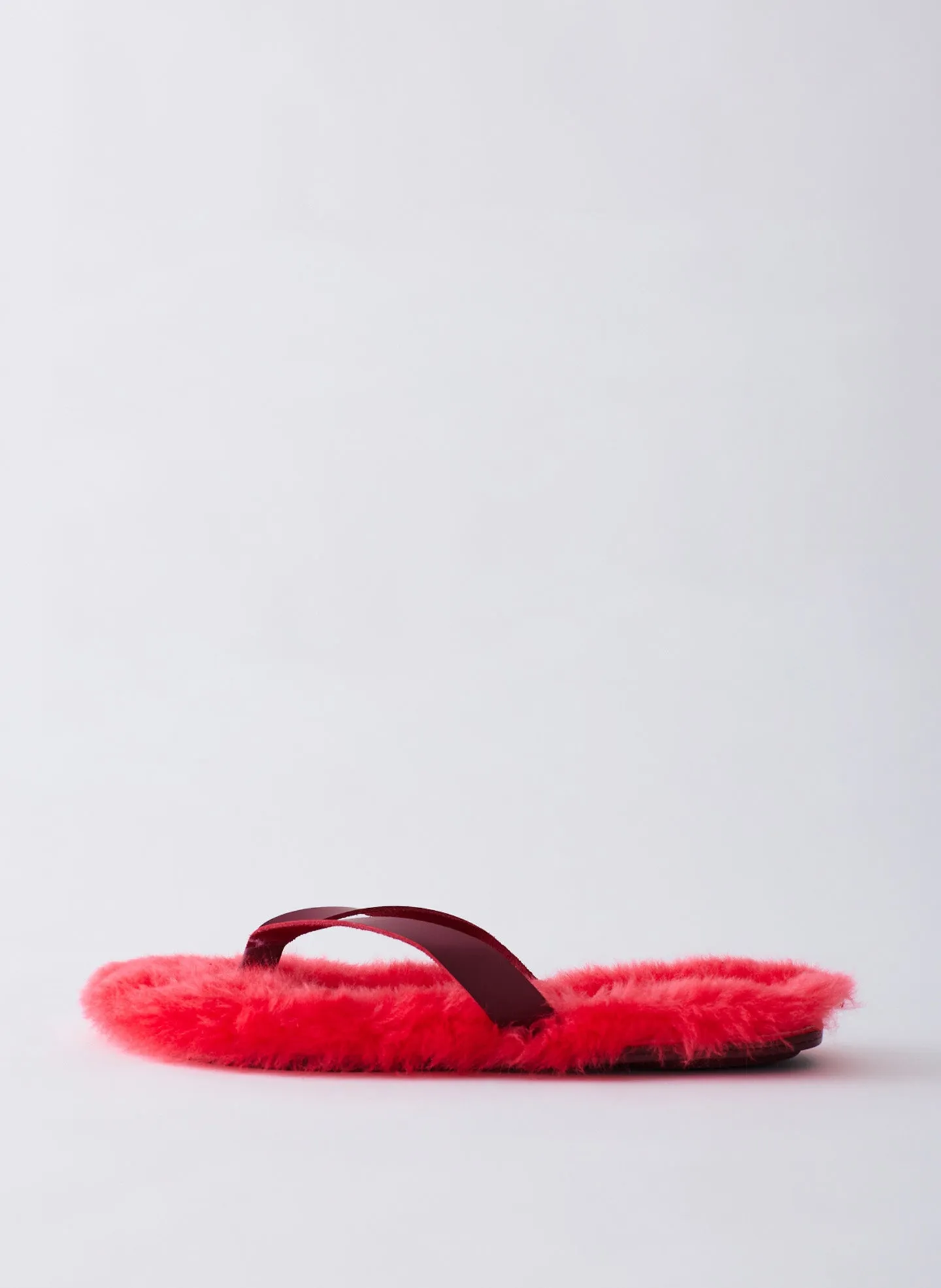 Bryan Shearling Flip Flop sold by Tibi