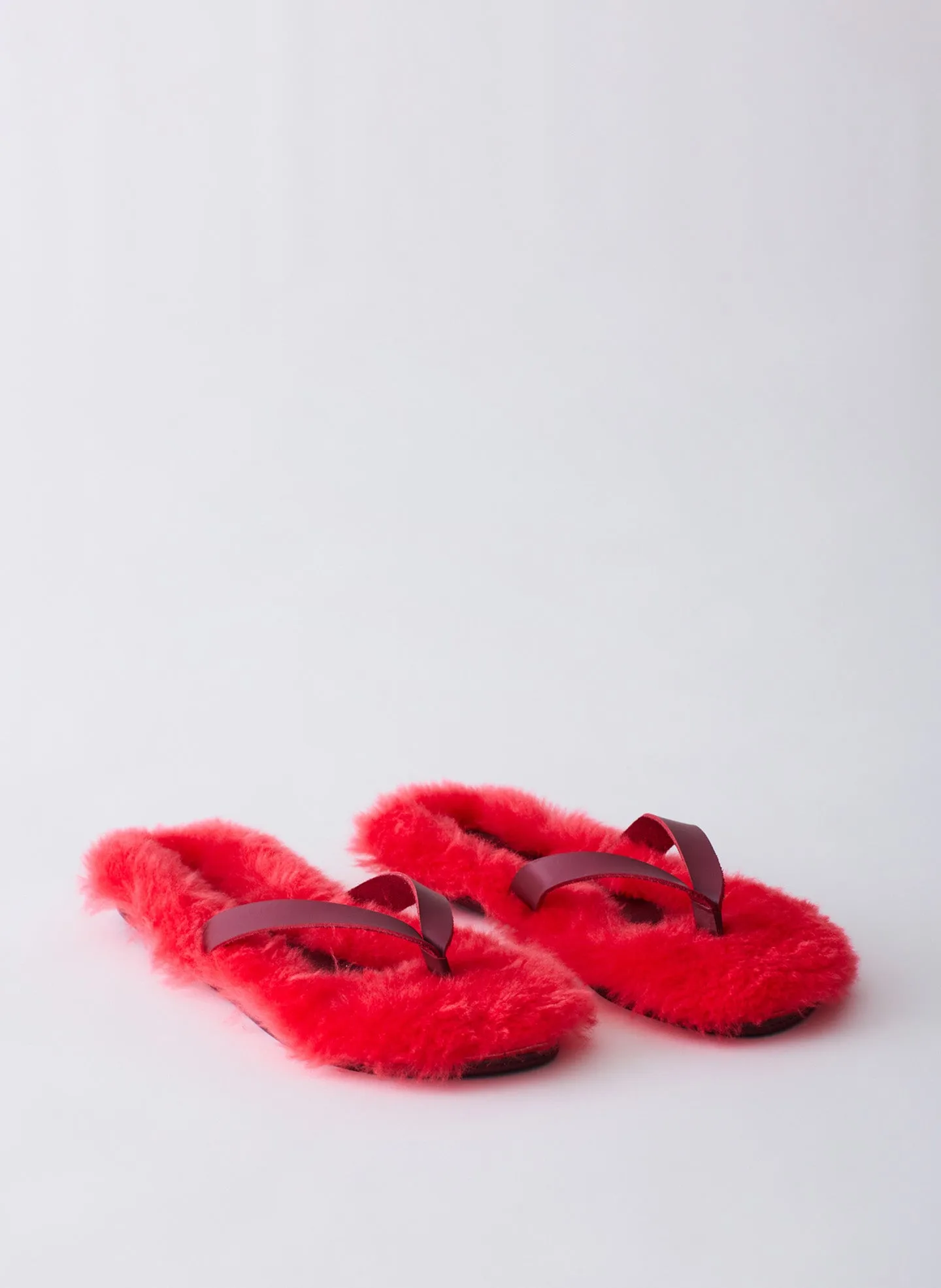 Bryan Shearling Flip Flop sold by Tibi product image thumbnail 3