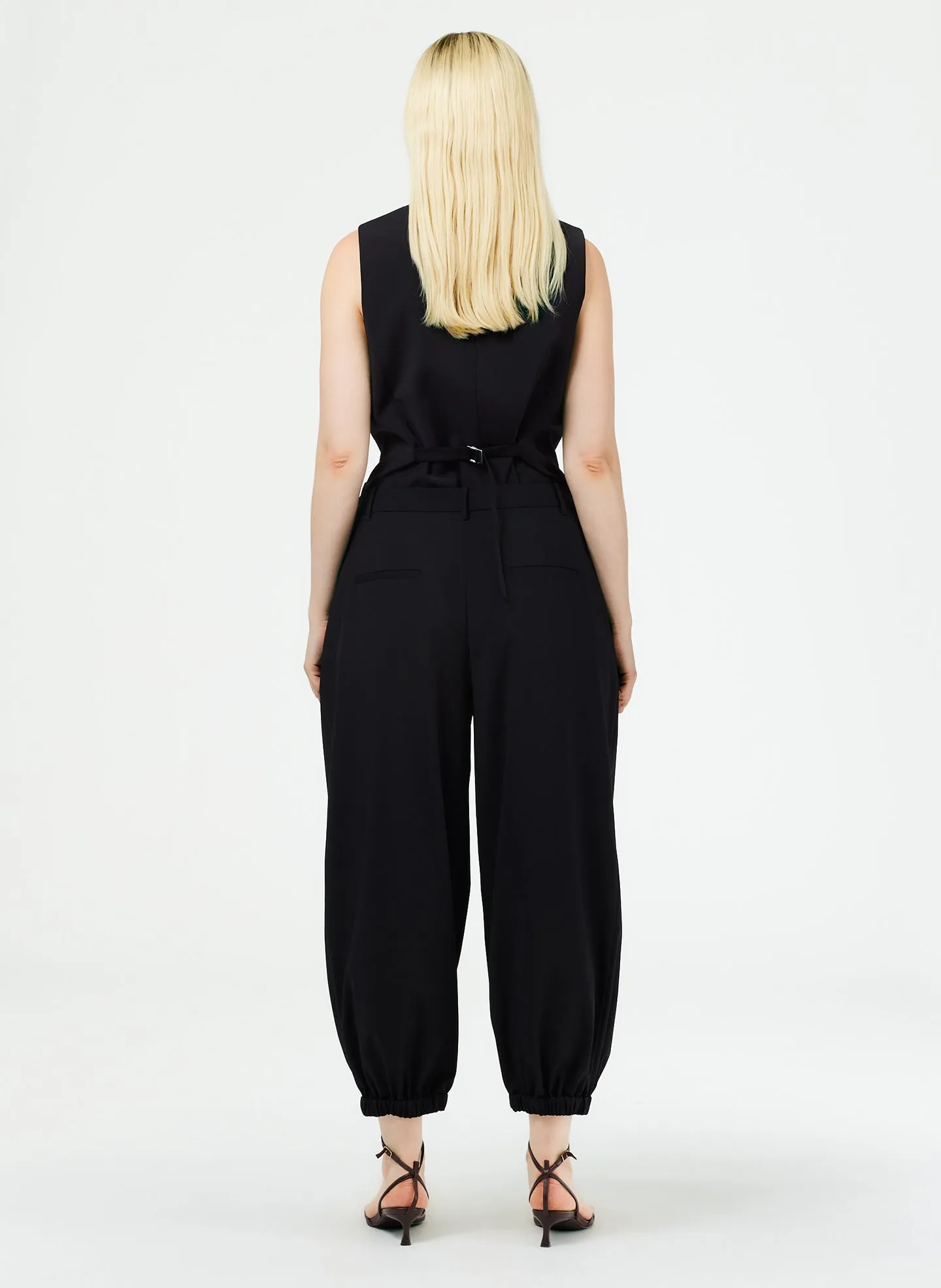 Tropical Wool Pleated Balloon Pant - Long sold by Tibi product image thumbnail 3