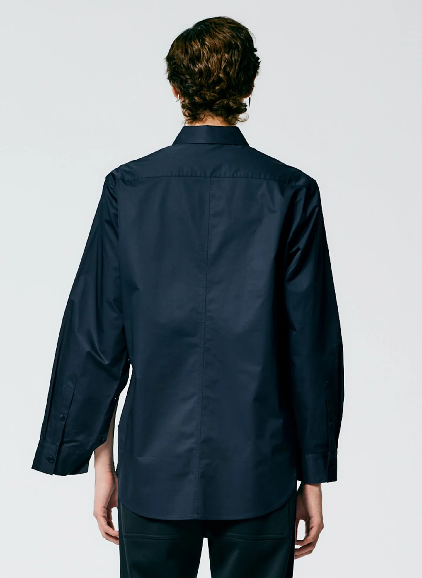 Eco Poplin Shirt With Inseam Vent sold by Tibi product image thumbnail 5