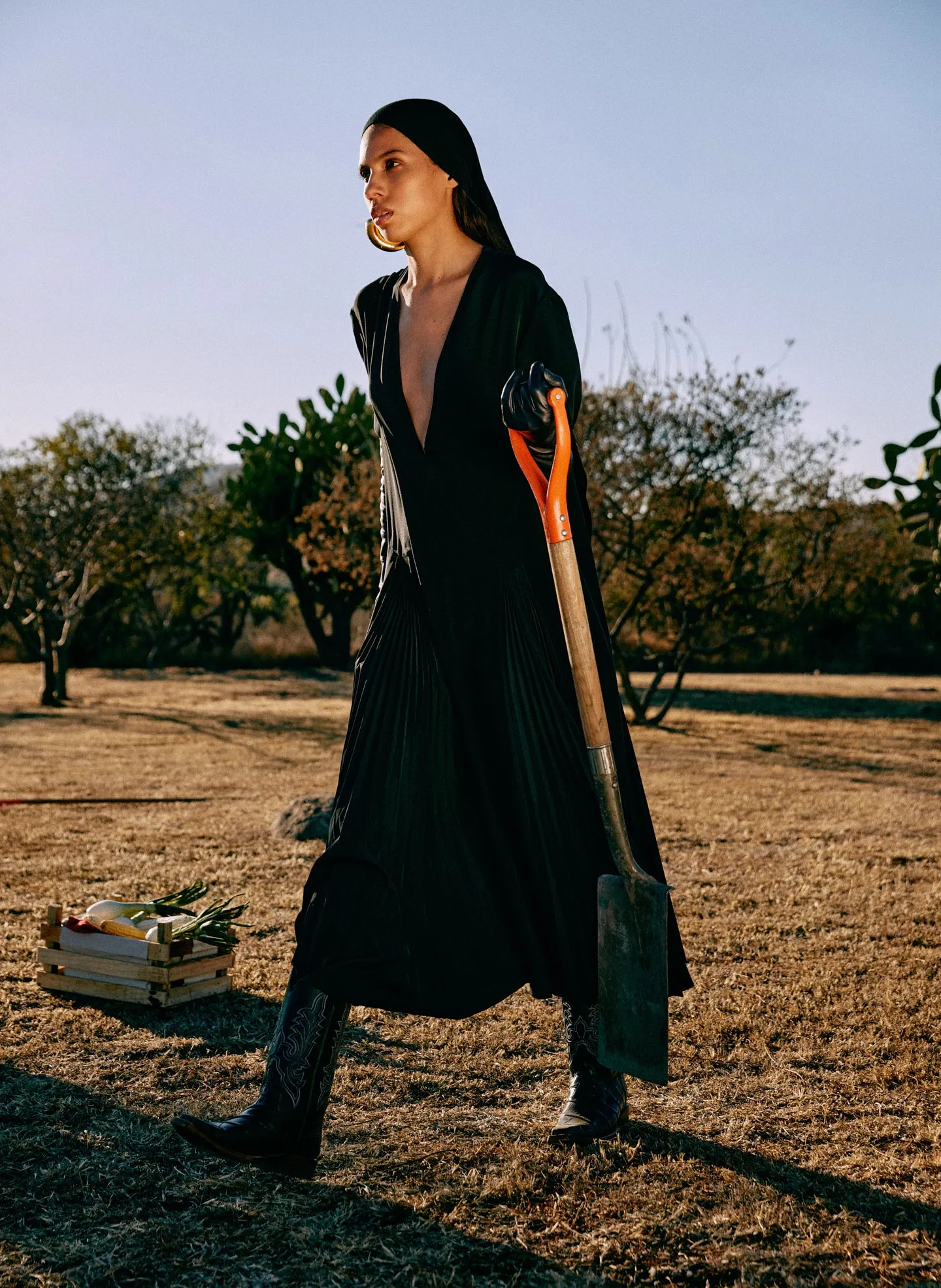 Eco Silk Pleated Godet Dress sold by Tibi product image thumbnail 2