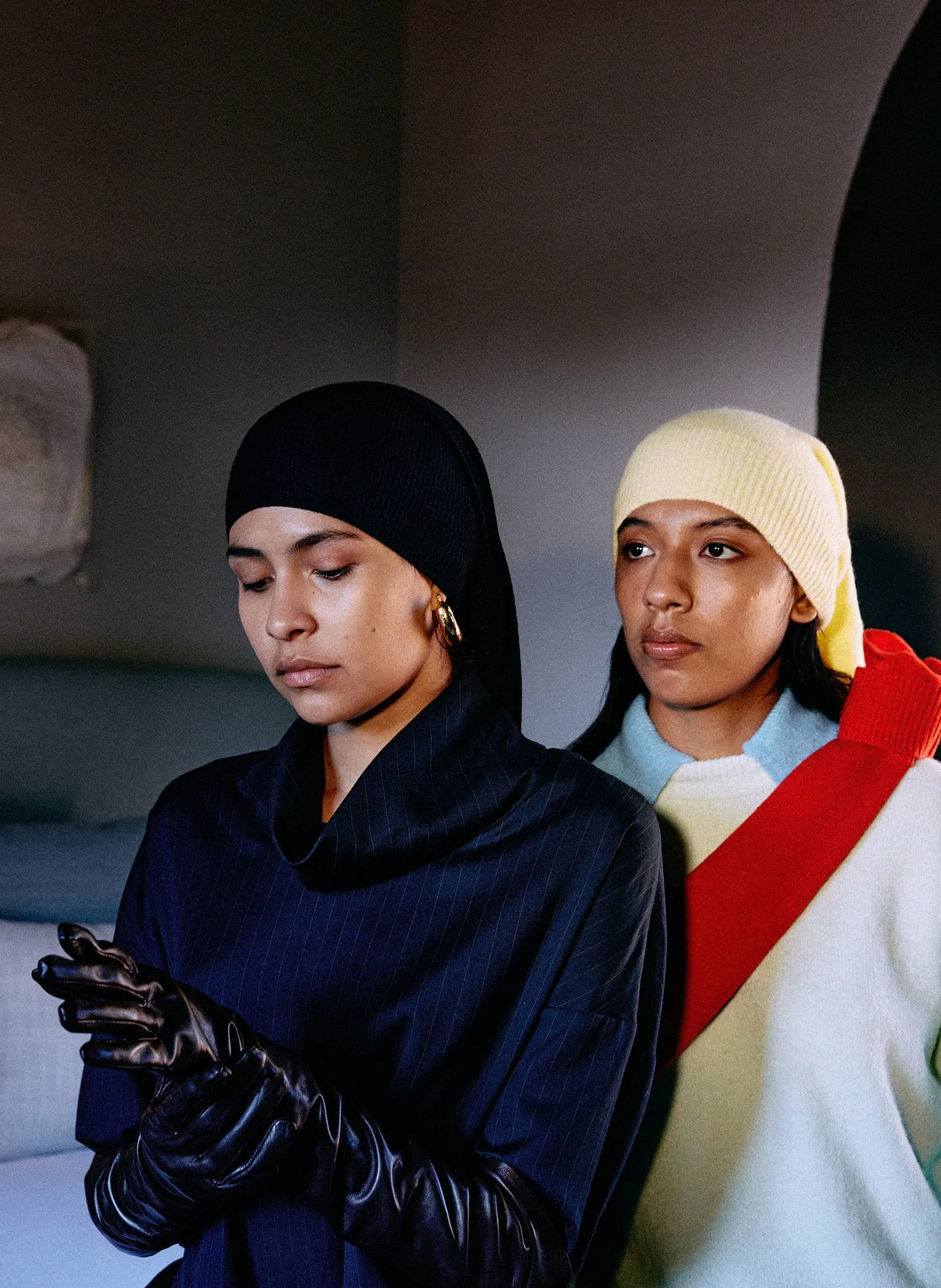 Lyocell Drape Cowl Neck Top sold by Tibi product image thumbnail 2