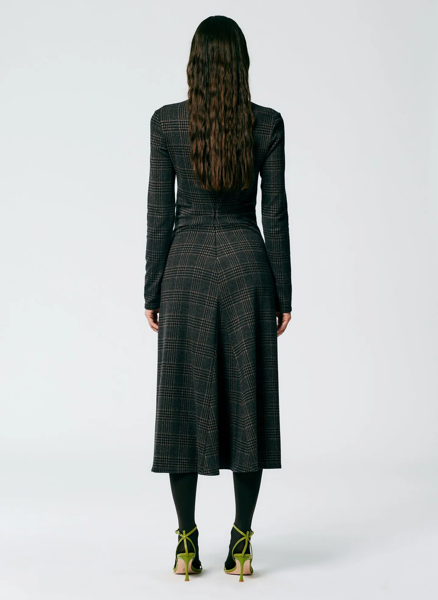 Lutz Knit Midi Godet Dress sold by Tibi product image thumbnail 4