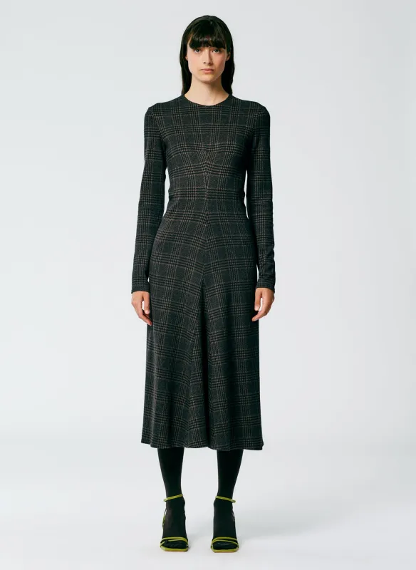 Lutz Knit Midi Godet Dress made by Tibi