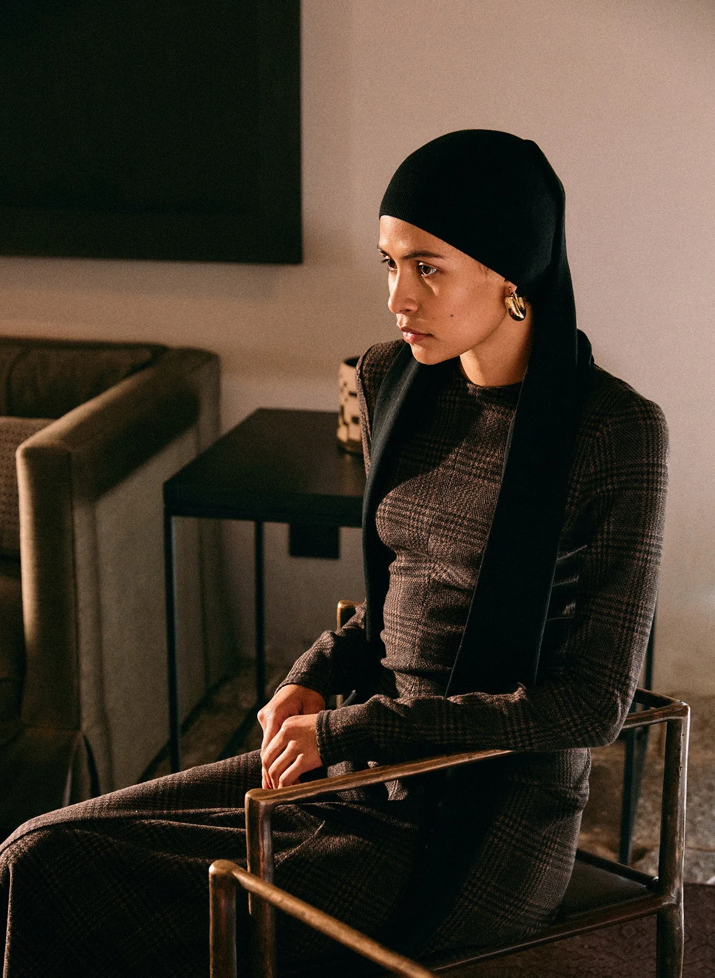 Lutz Knit Midi Godet Dress sold by Tibi product image thumbnail 2